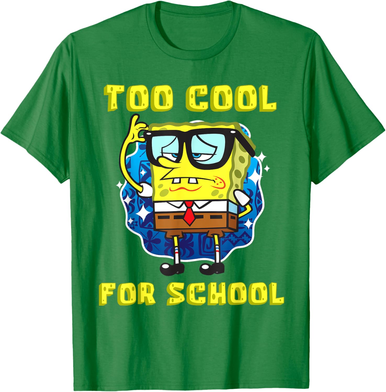 Mademark SpongeBob SquarePants Cool Glasses T-Shirt for Kids - 17