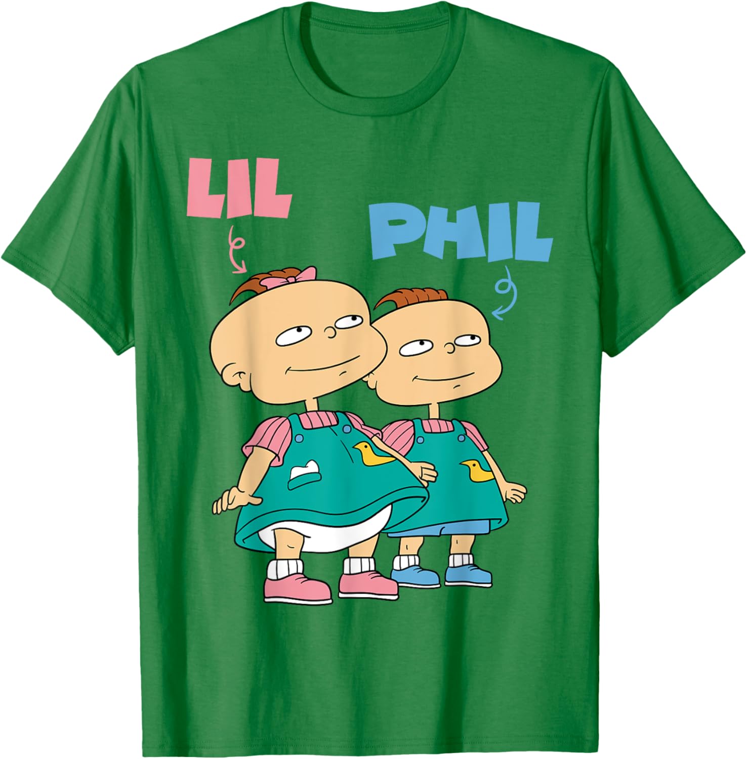 Mademark x Rugrats Lil and Phil Devil Twins T-Shirt for Kids and Adults - 9