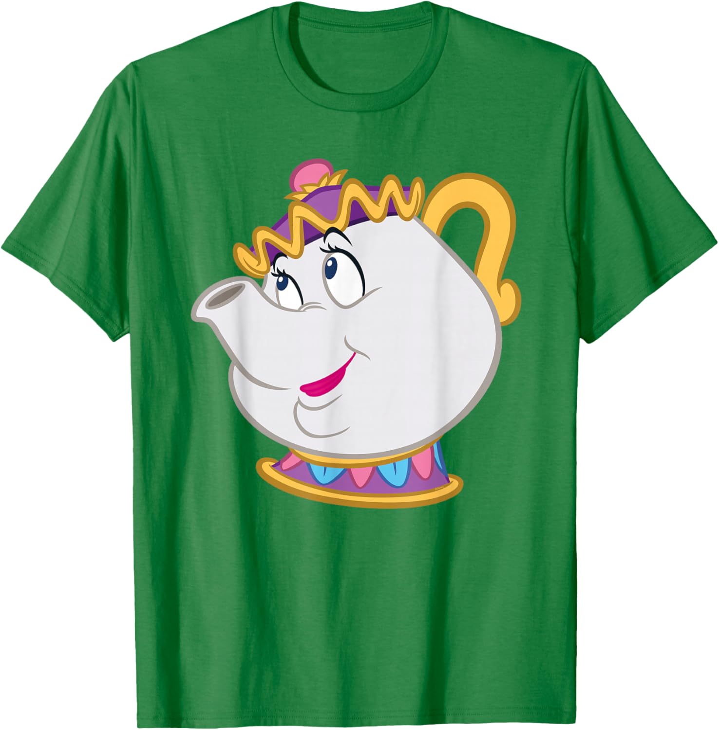 Disney Beauty and the Beast Mrs. Potts Big Face Costume T-Shirt for Fans - 14