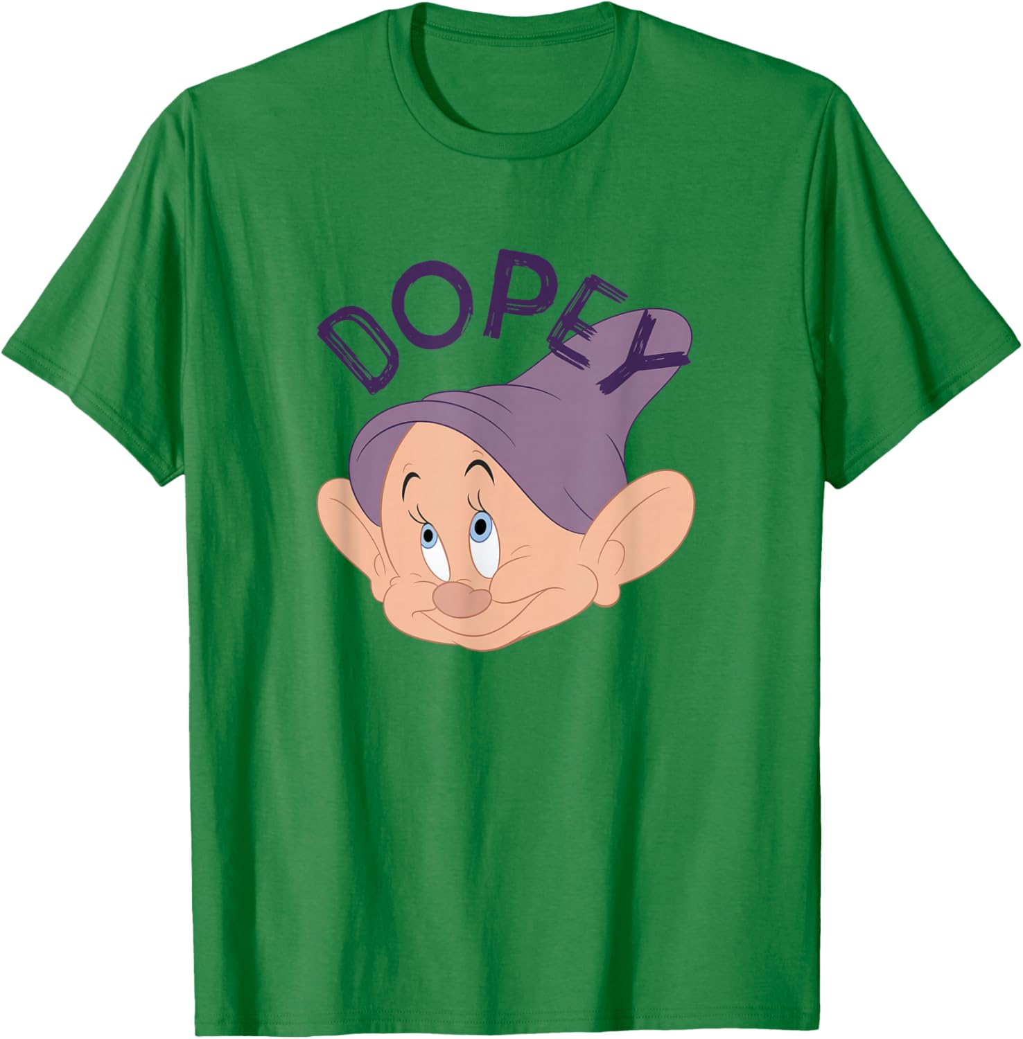 Disney Snow White Dopey Face T-Shirt for Kids and Adults - Fun Apparel - 1