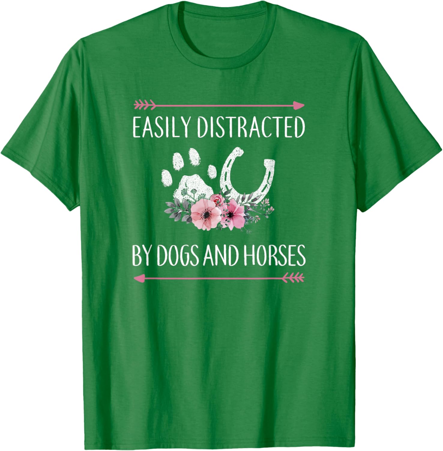 Horse Lover T-Shirt for Women, Teens, and Girls - Cute Horse Design - 8