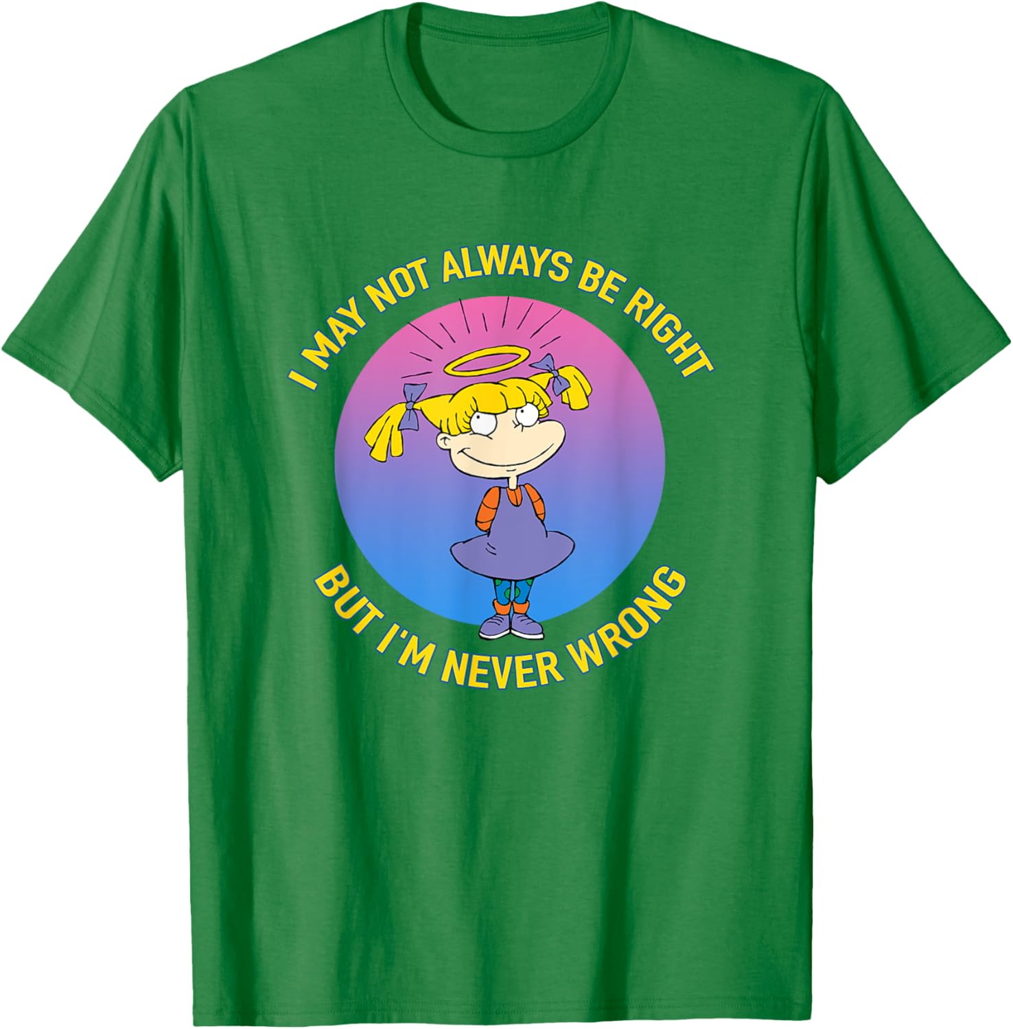 Mademark x Rugrats Angelica Never Wrong T-Shirt for Fun Fashion Fans - 18