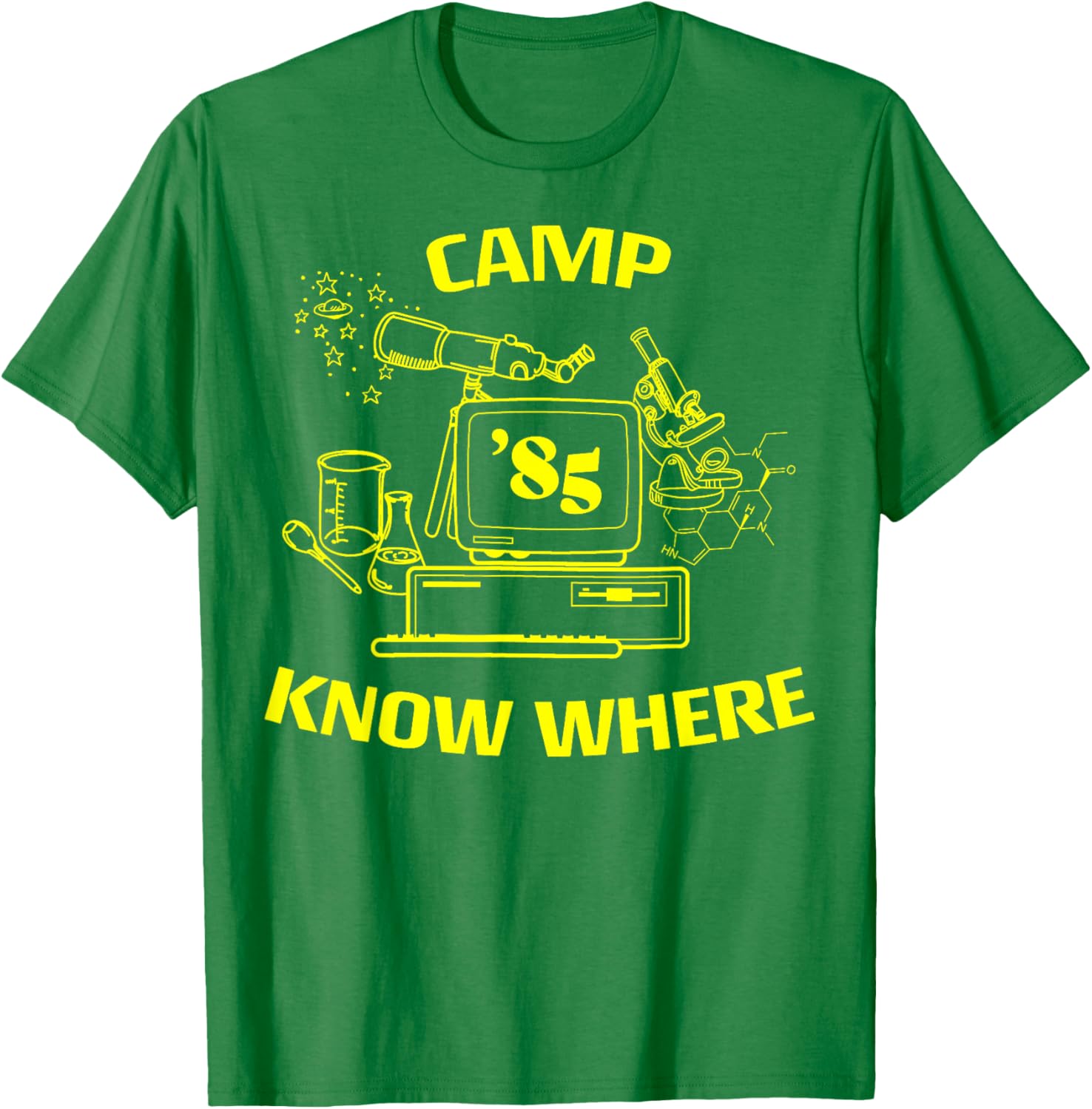 Stranger Things Camp Know Where 85 Logo T-Shirt for Fans and Collectors - 3