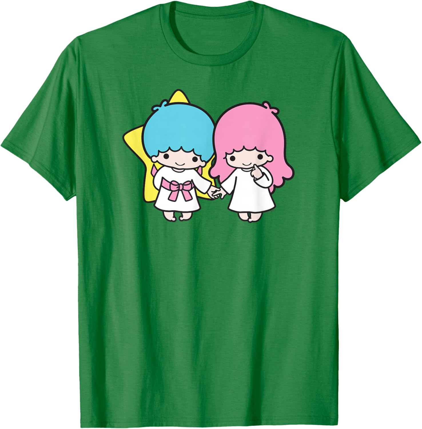 Adorable Little Twin Stars Holding Hands T-Shirt for Kids and Adults - 3