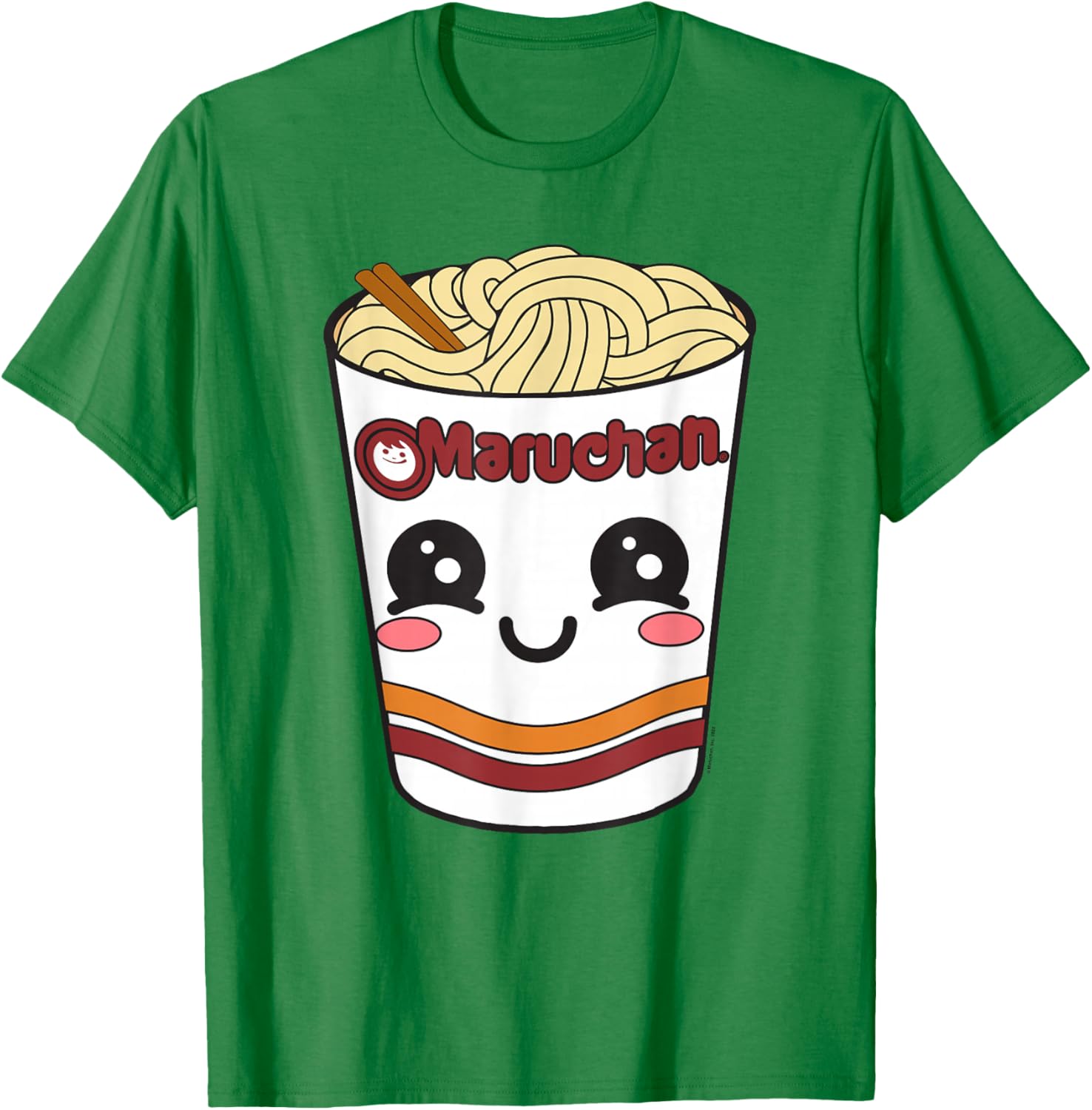 Cute Maruchan Ramen Noodle Cup Face T-Shirt for Fun Fashion Lovers - 15