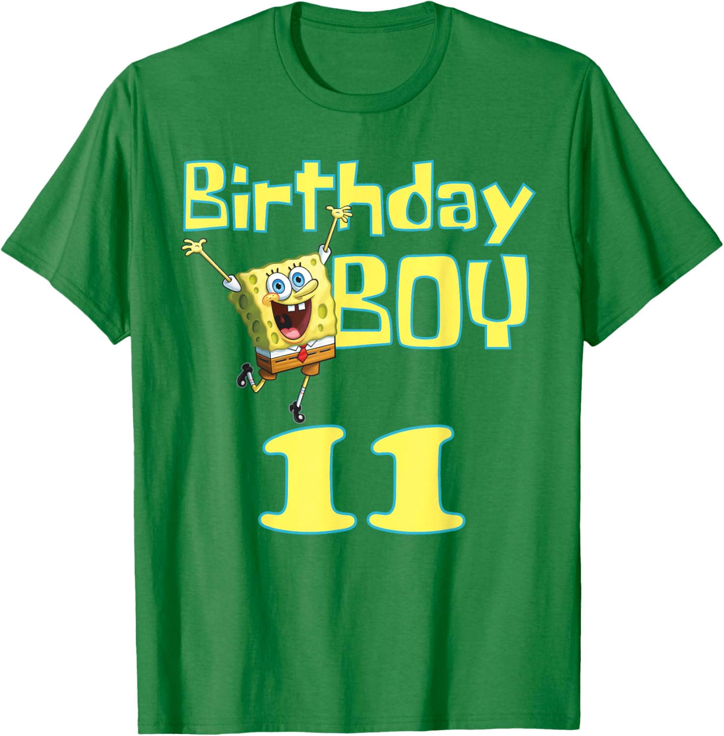 SpongeBob SquarePants Birthday Boy 11 T-Shirt for Fun Celebrations - 5