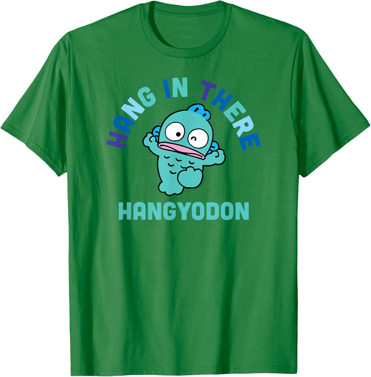 Hangyodon Hang in There T-Shirt Cute Graphic Tee for Everyday Wear - 14