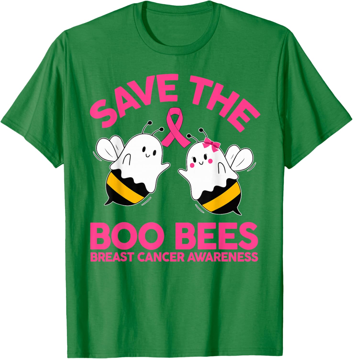 Save The Boobees Breast Cancer Halloween T-Shirt for Women - 7
