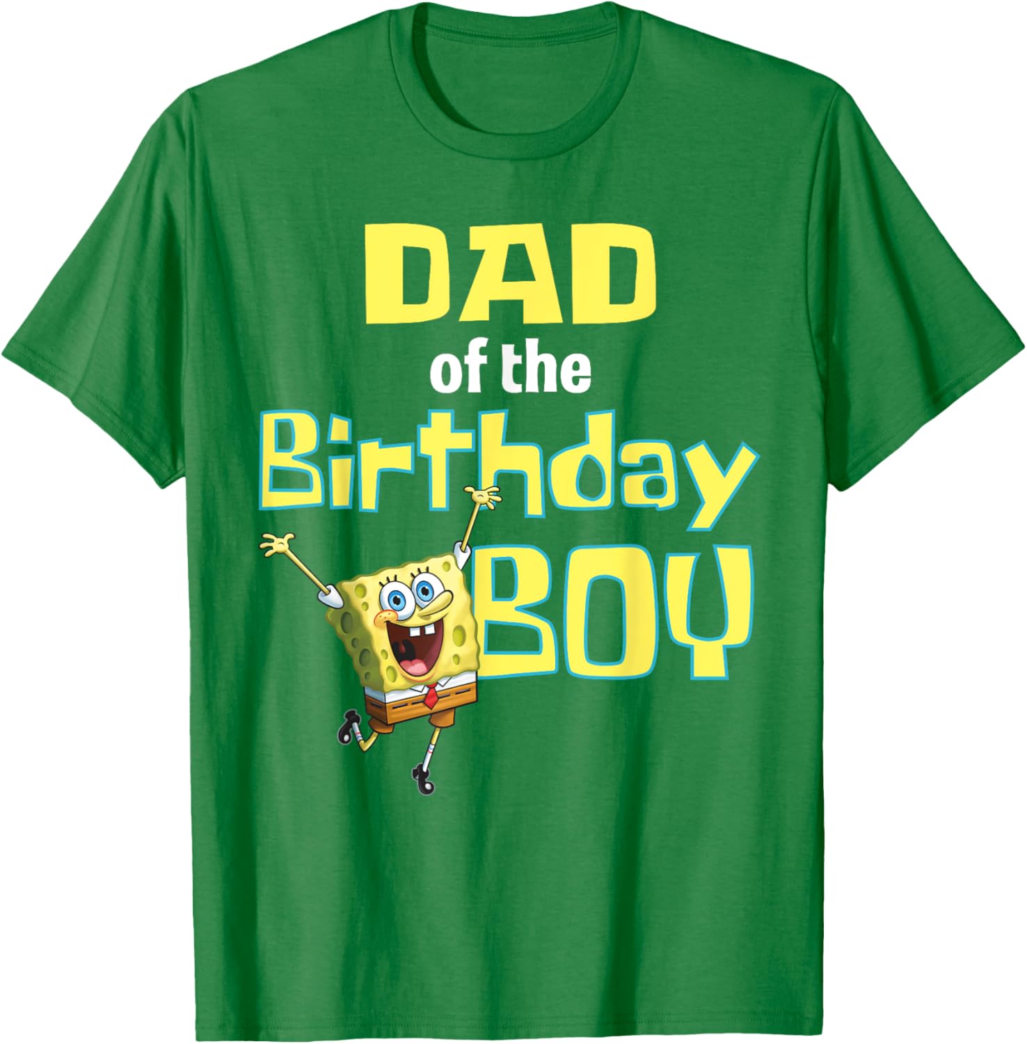 SpongeBob SquarePants Dad Of The Birthday Boy T-Shirt Fun Gift Idea - 25