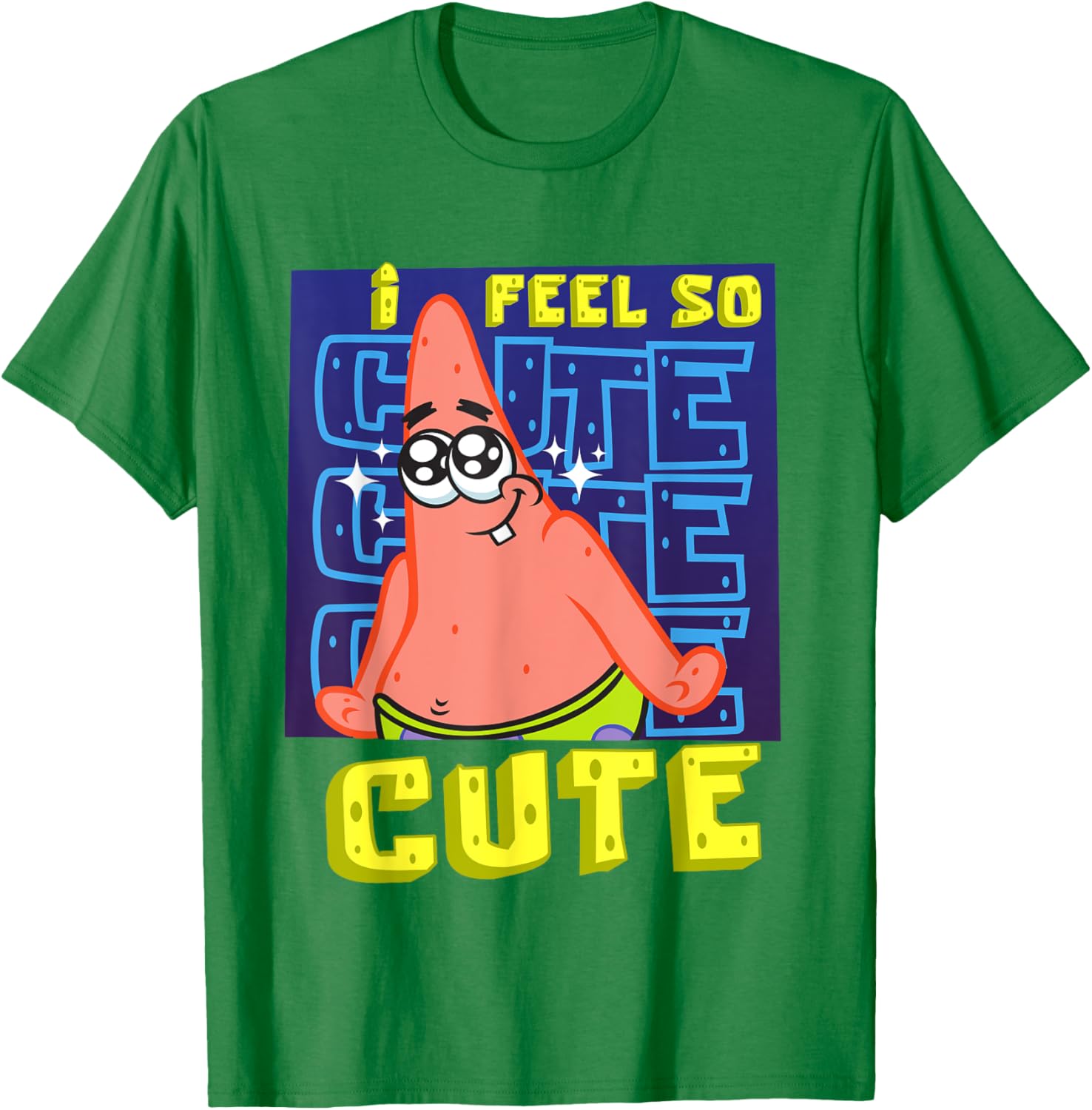 Mademark SpongeBob I Feel So Cute Patrick Star Baby T-Shirt for Kids - 1