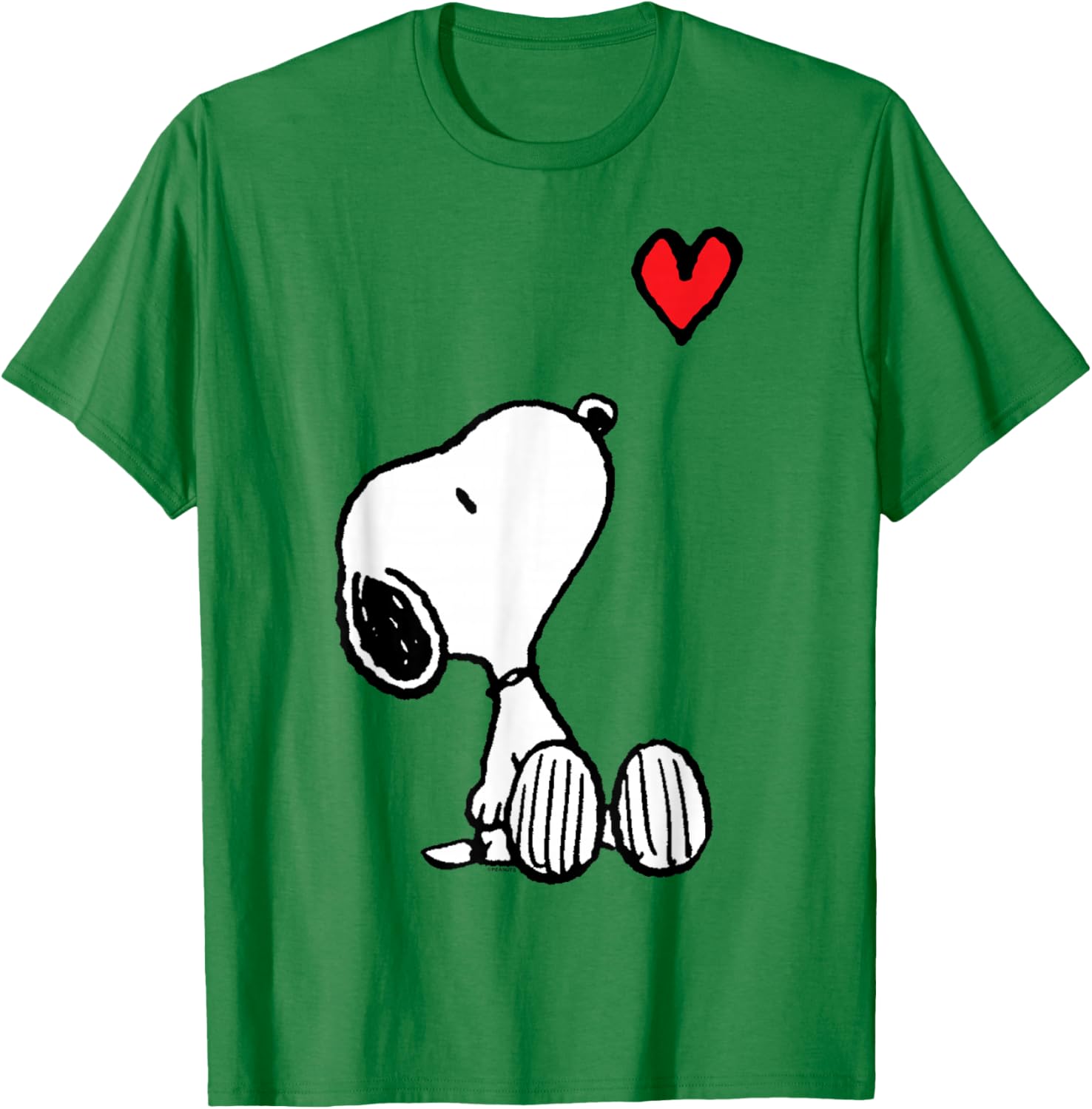 Peanuts Snoopy Heart Sitting T-Shirt for Fun and Stylish Outfits - 14