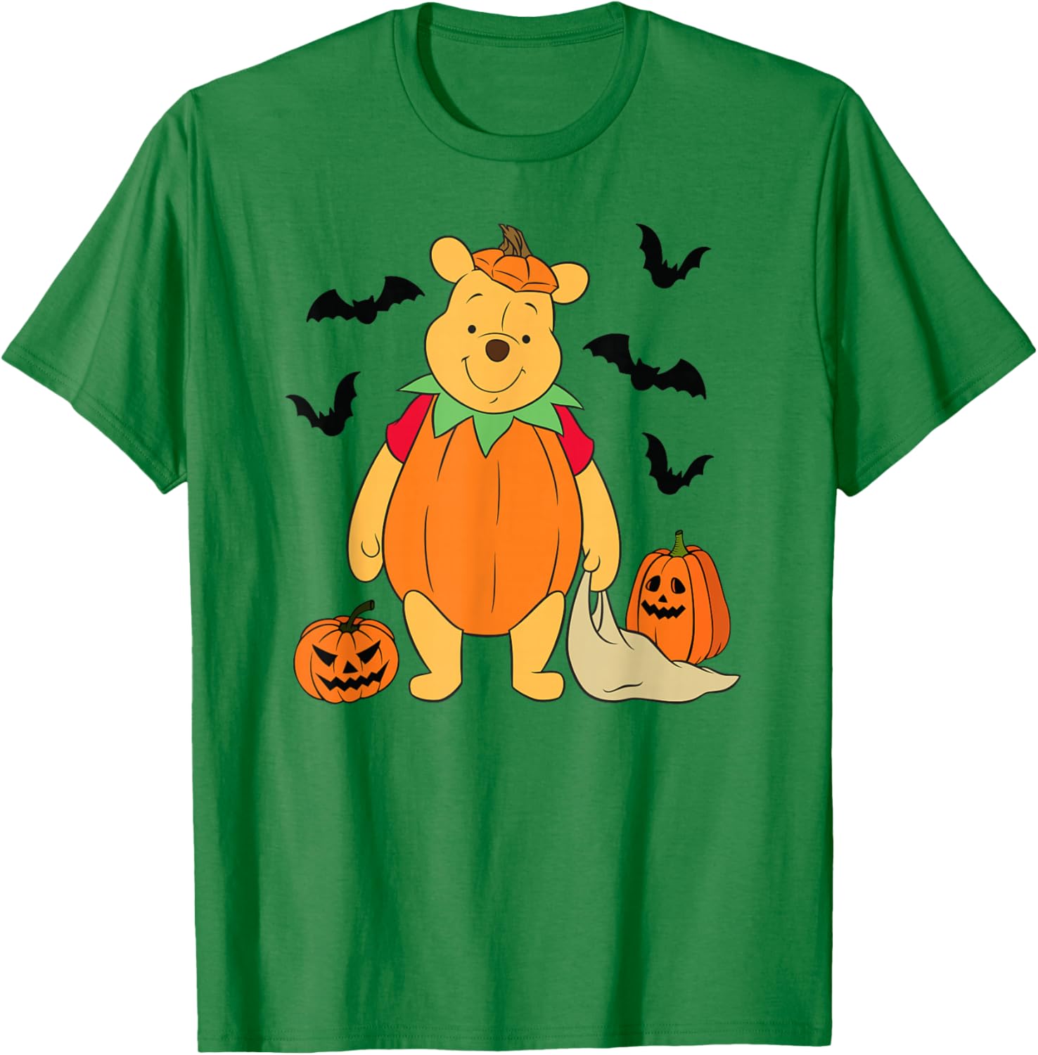 Disney Winnie the Pooh Halloween Big Pumpkin T-Shirt for Kids and Adults - 9
