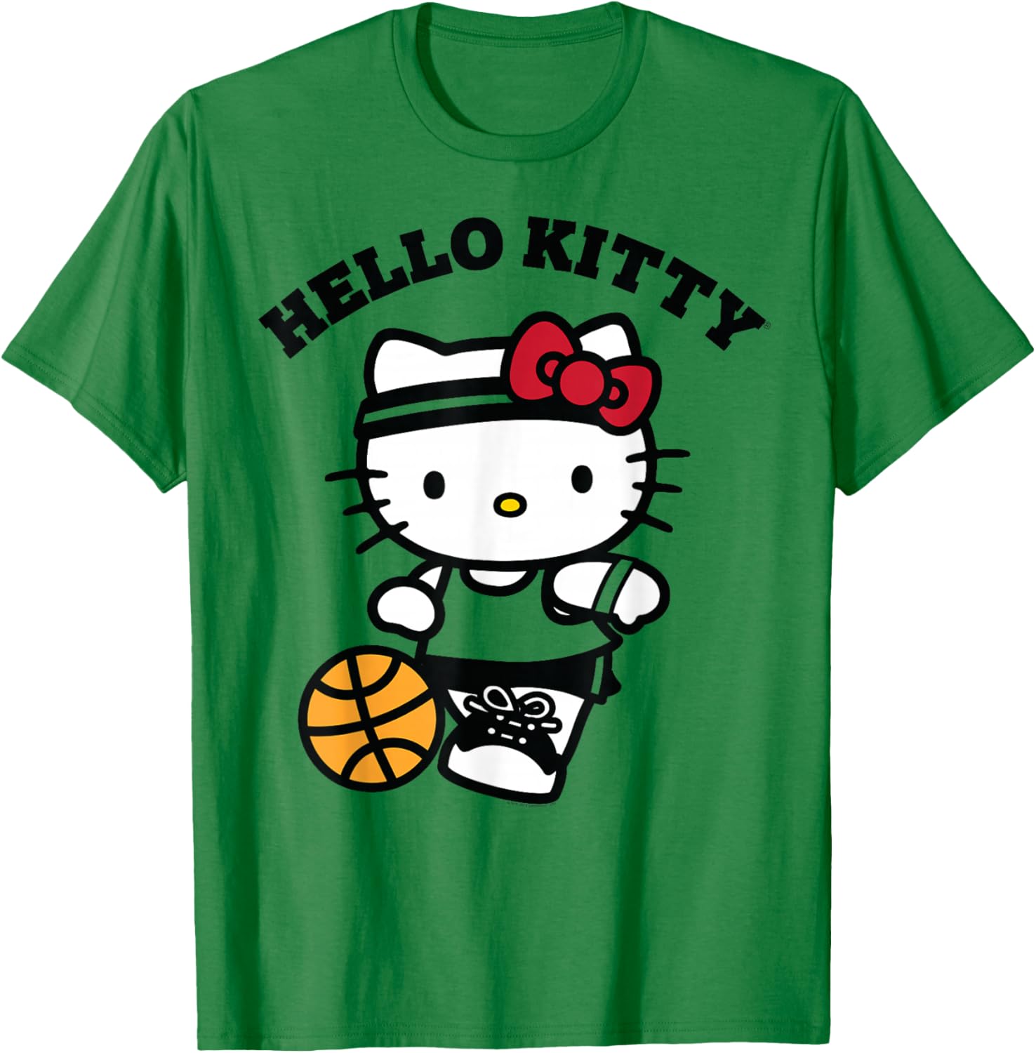 Hello Kitty Unisex Kids Basketball T-Shirt in Blue - Small Size - 5