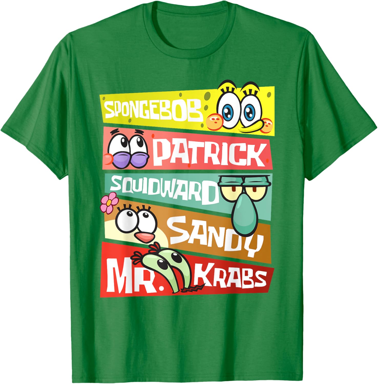 Mademark SpongeBob SquarePants T-Shirt Featuring Patrick, Squidward & Friends - 7