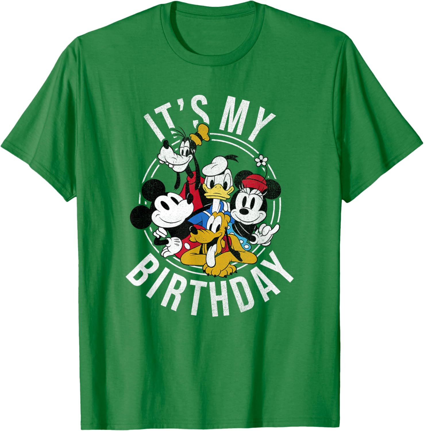 Disney Mickey and Friends Birthday Group T-Shirt for Kids and Adults - 2