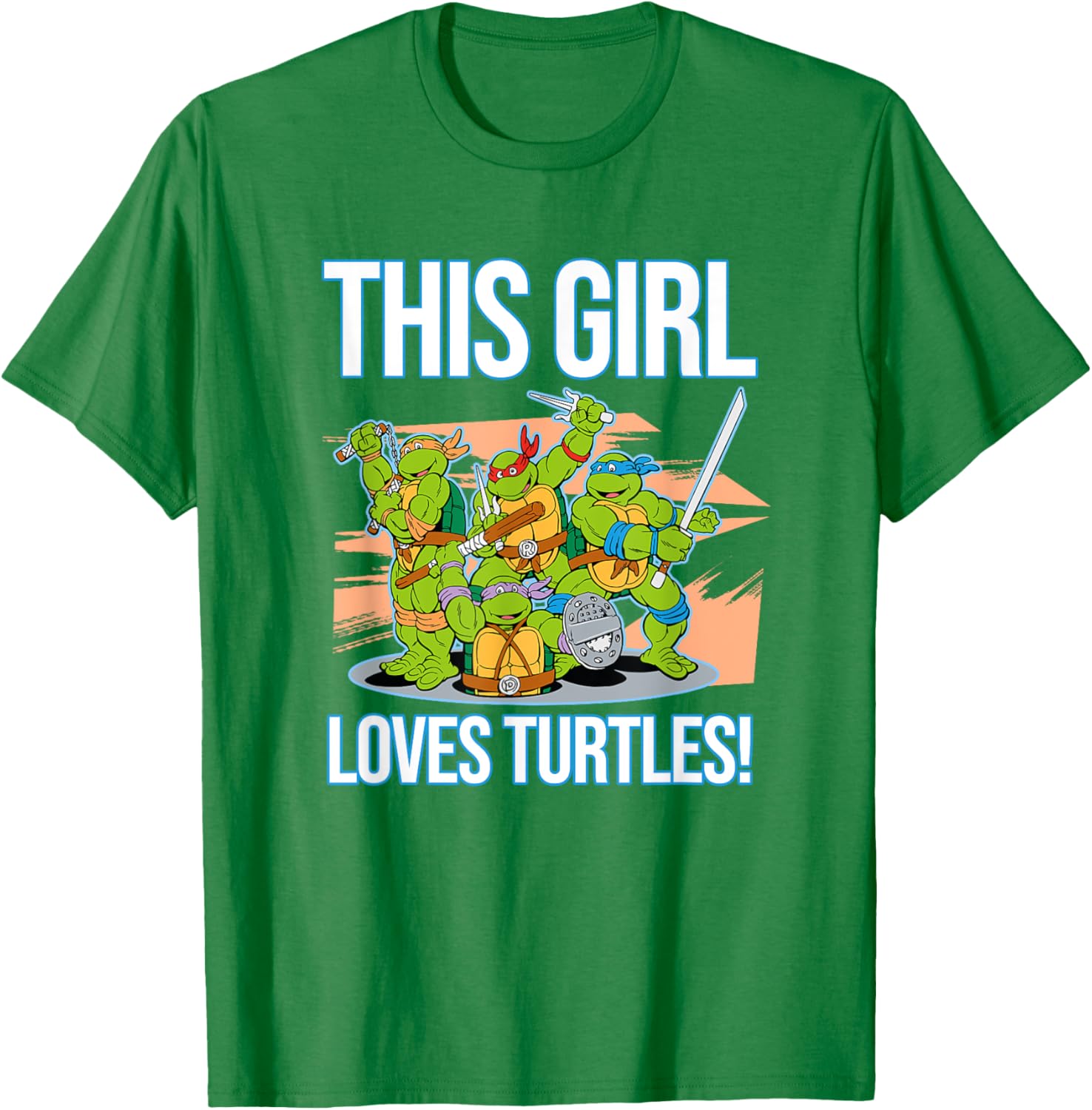 Mademark Teenage Mutant Ninja Turtles This Girl Loves Turtles T-Shirt - 11