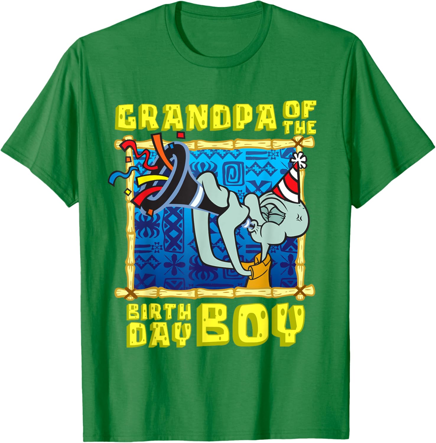 Mademark SpongeBob SquarePants Grandpa of the Birthday Boy T-Shirt - 13