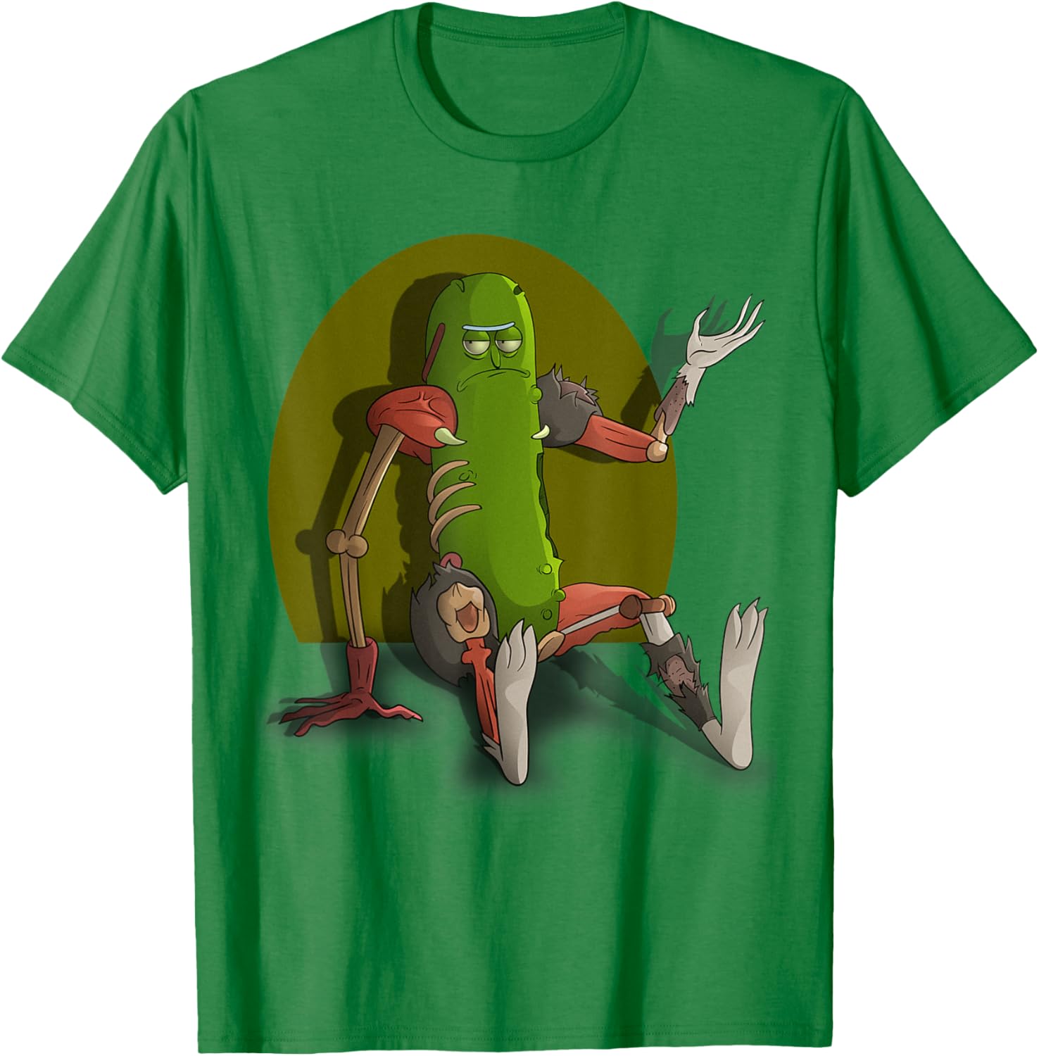 Mademark x Rick and Morty Pickle Rick Interview T-Shirt for Fans - 5
