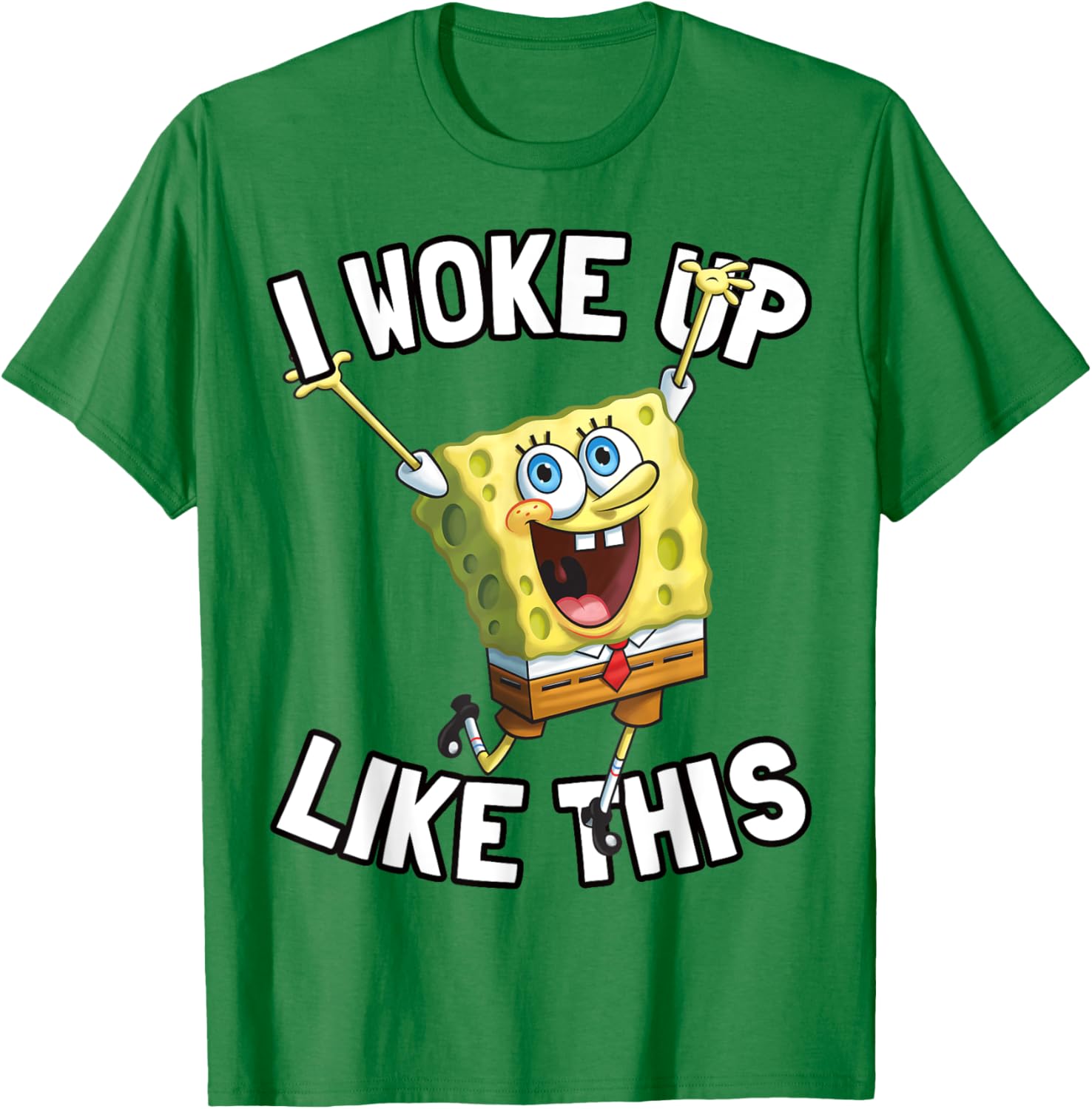 SpongeBob SquarePants I Woke Up Like This T-Shirt for Fun Fans - 6