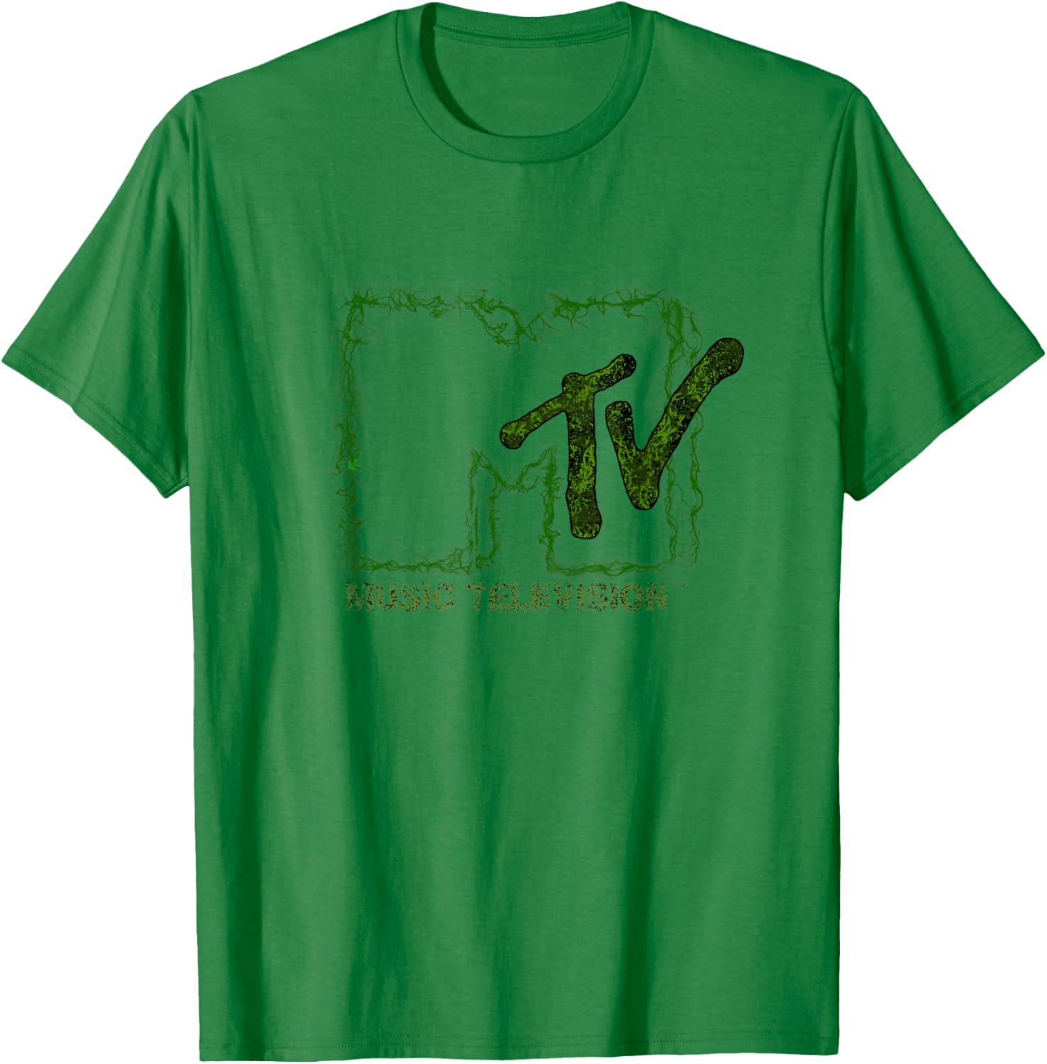 Mademark x MTV Eco-Friendly T-Shirt with Electric Green Logo Design - 5