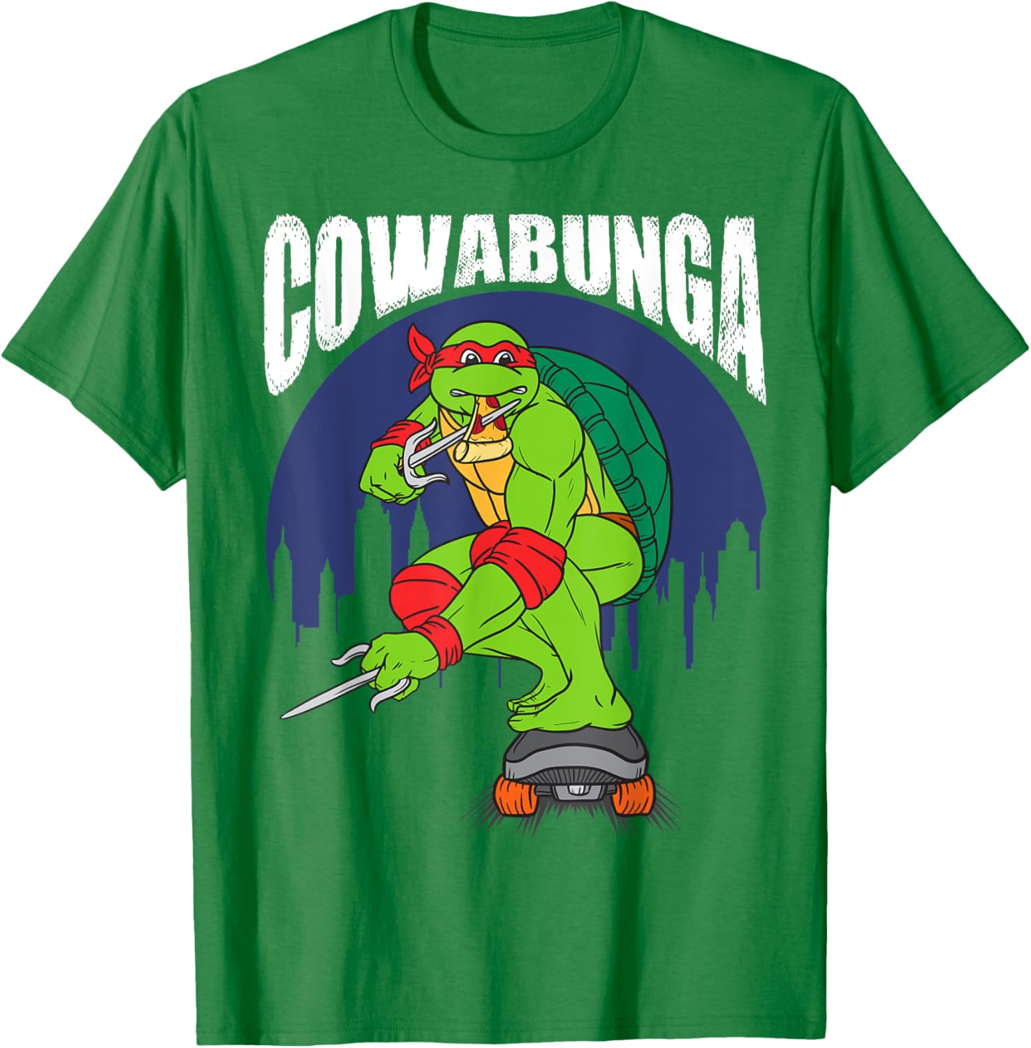 Mademark Teenage Mutant Ninja Turtles Cowabunga Raphael Pizza T-Shirt - 25