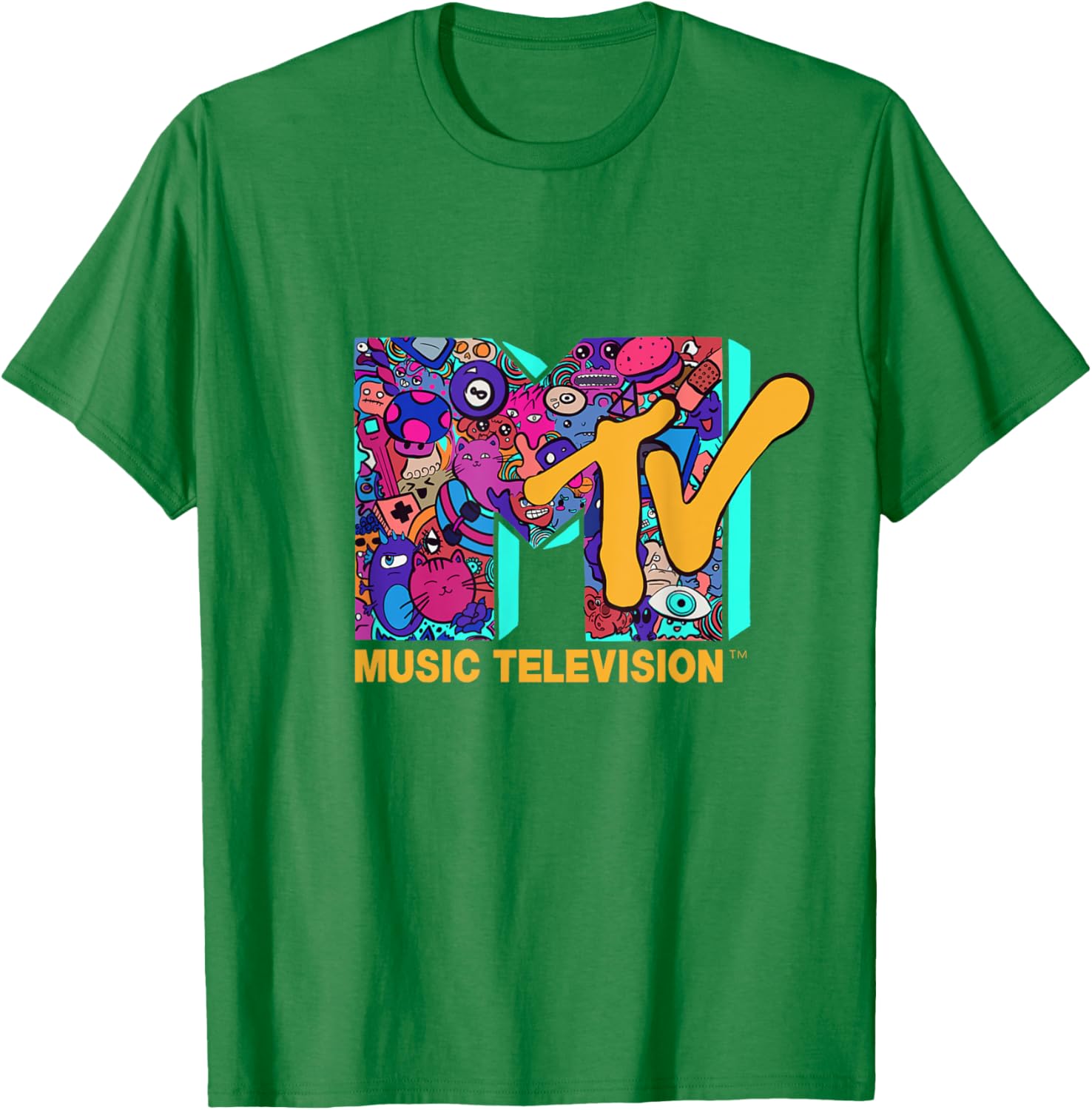 Mademark x MTV Official Logo T-Shirt in Modern Comic Style Design - 7
