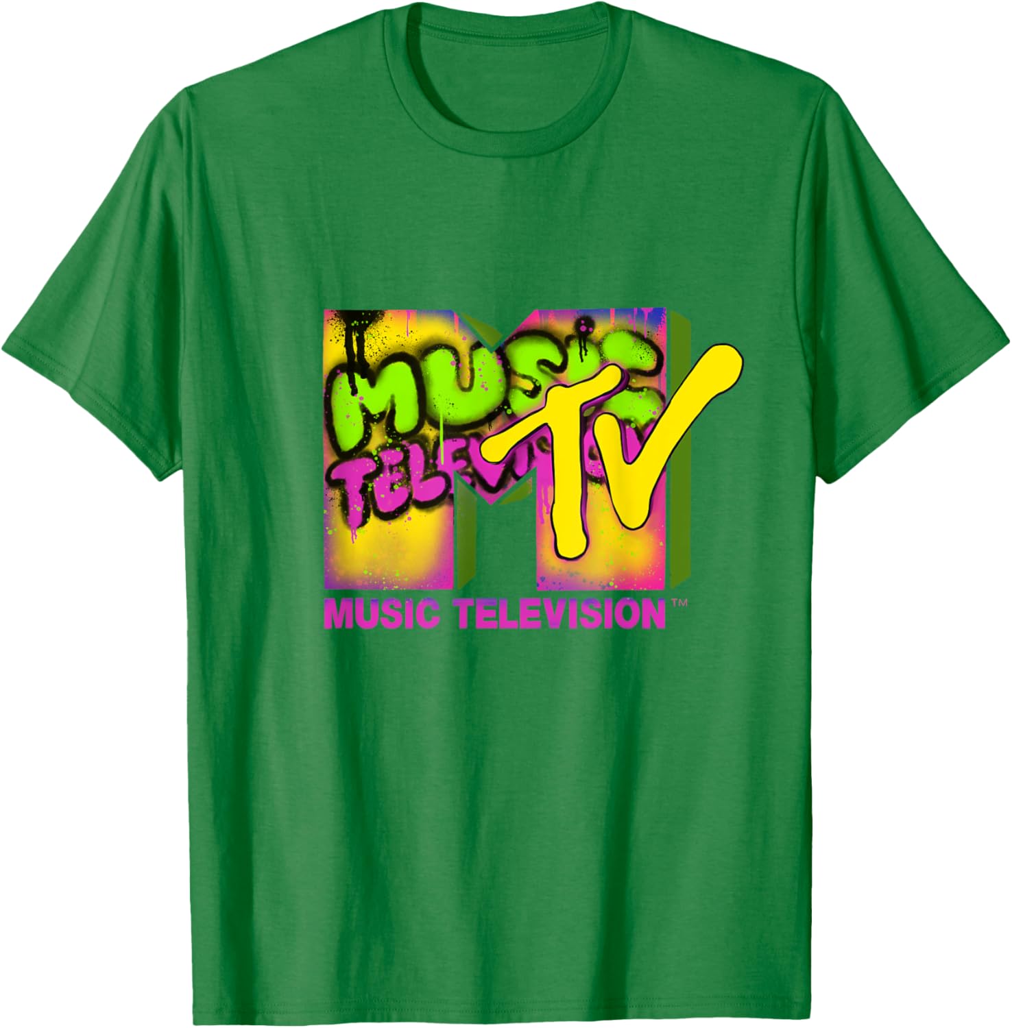 Mademark x MTV Official Logo Graffiti Tag T-Shirt for Music Lovers - 1