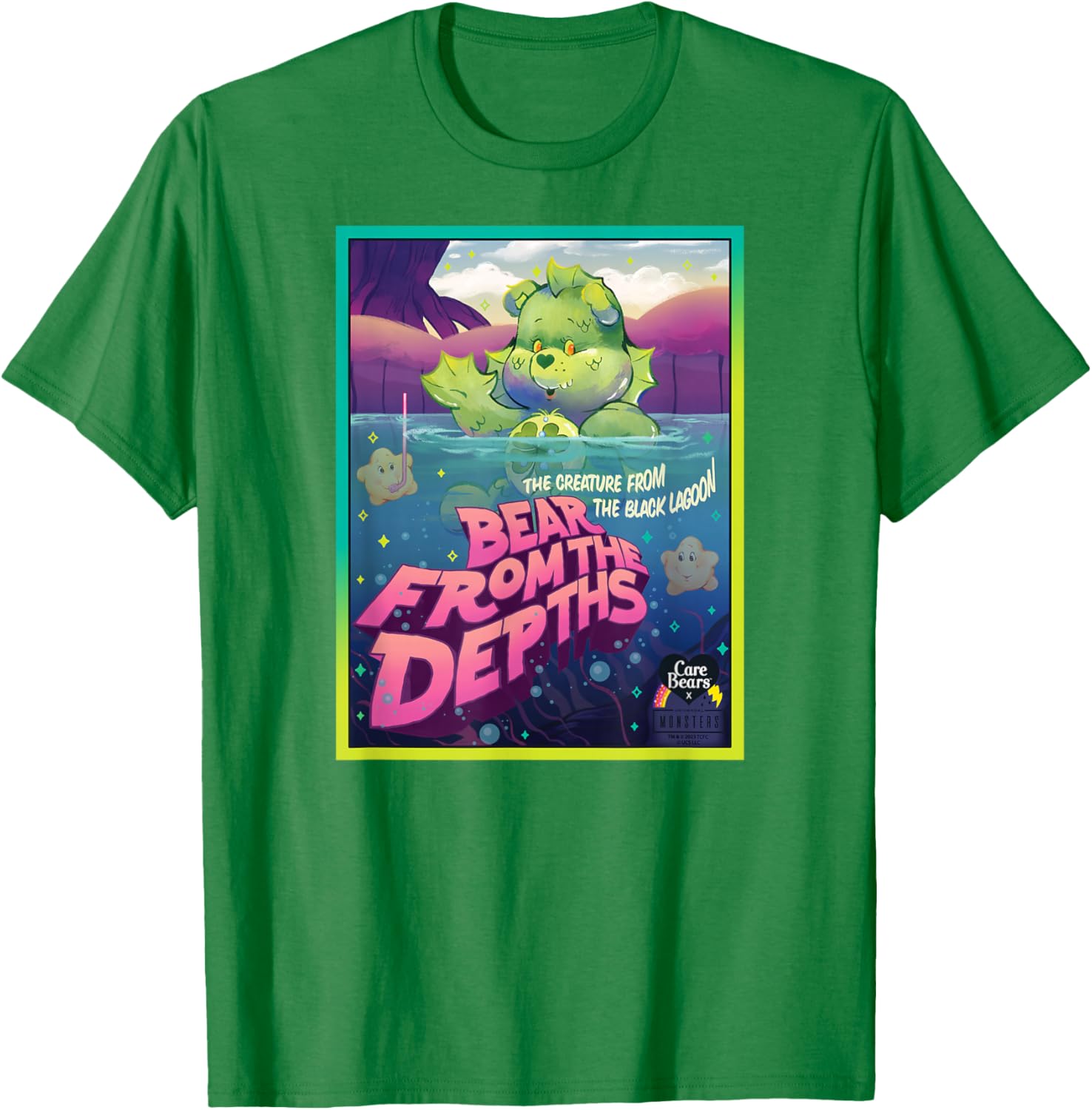 Care Bears Universal Monsters Good Luck Bear Creature T-Shirt for Fans - 5