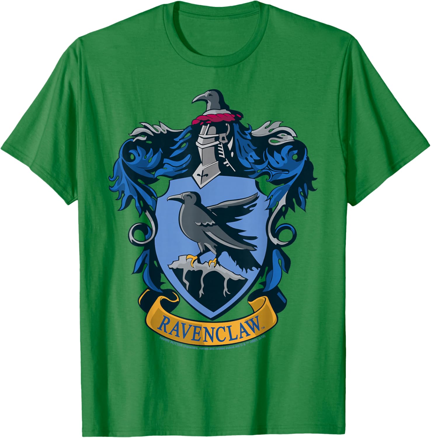 Ravenclaw Hogwarts House Nouveau Crest T-Shirt for Harry Potter Fans - 6