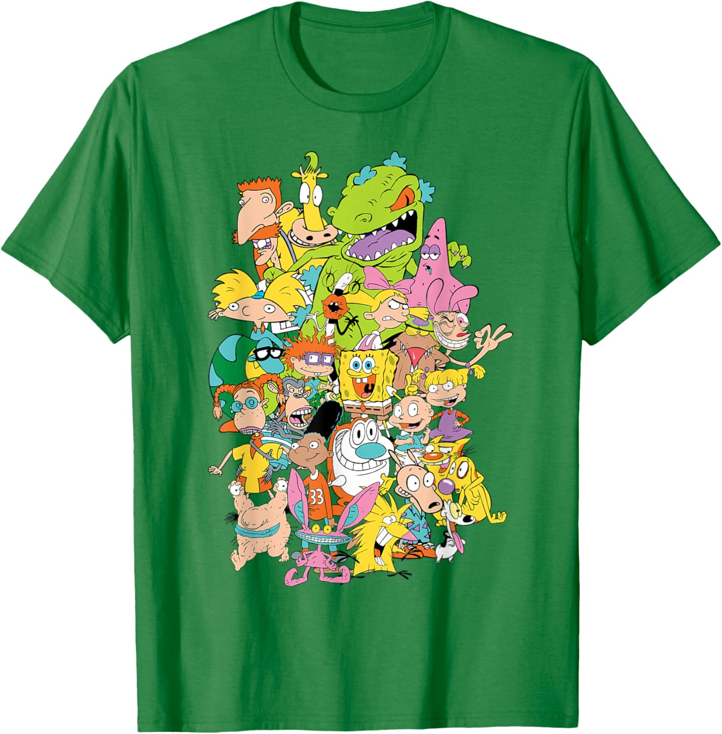 Nickelodeon 90s Throwback Character T-Shirt for Retro Cartoon Fans - 3