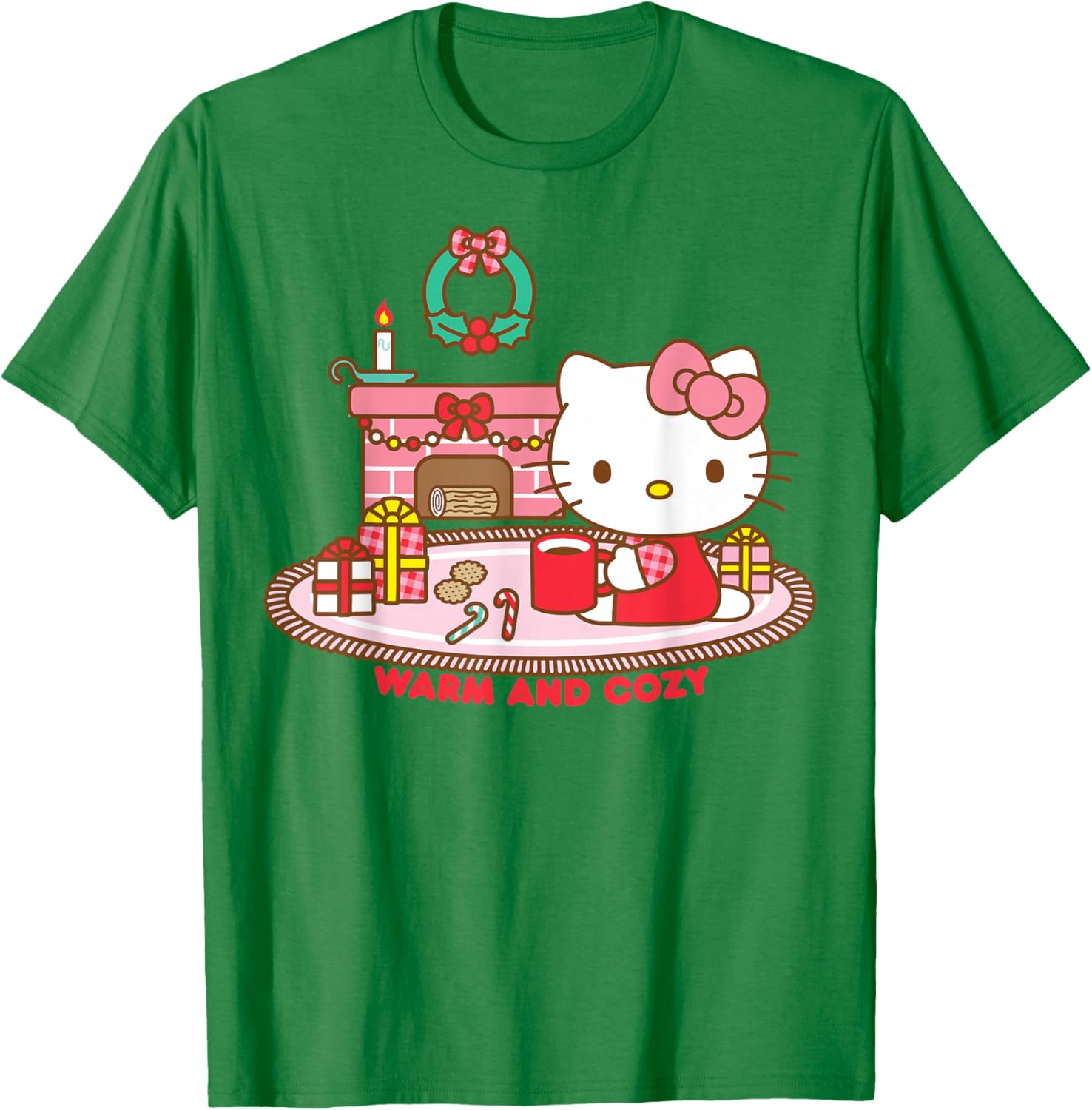 Hello Kitty Cozy Christmas T-Shirt Perfect for Festive Cheer and Comfort - 7