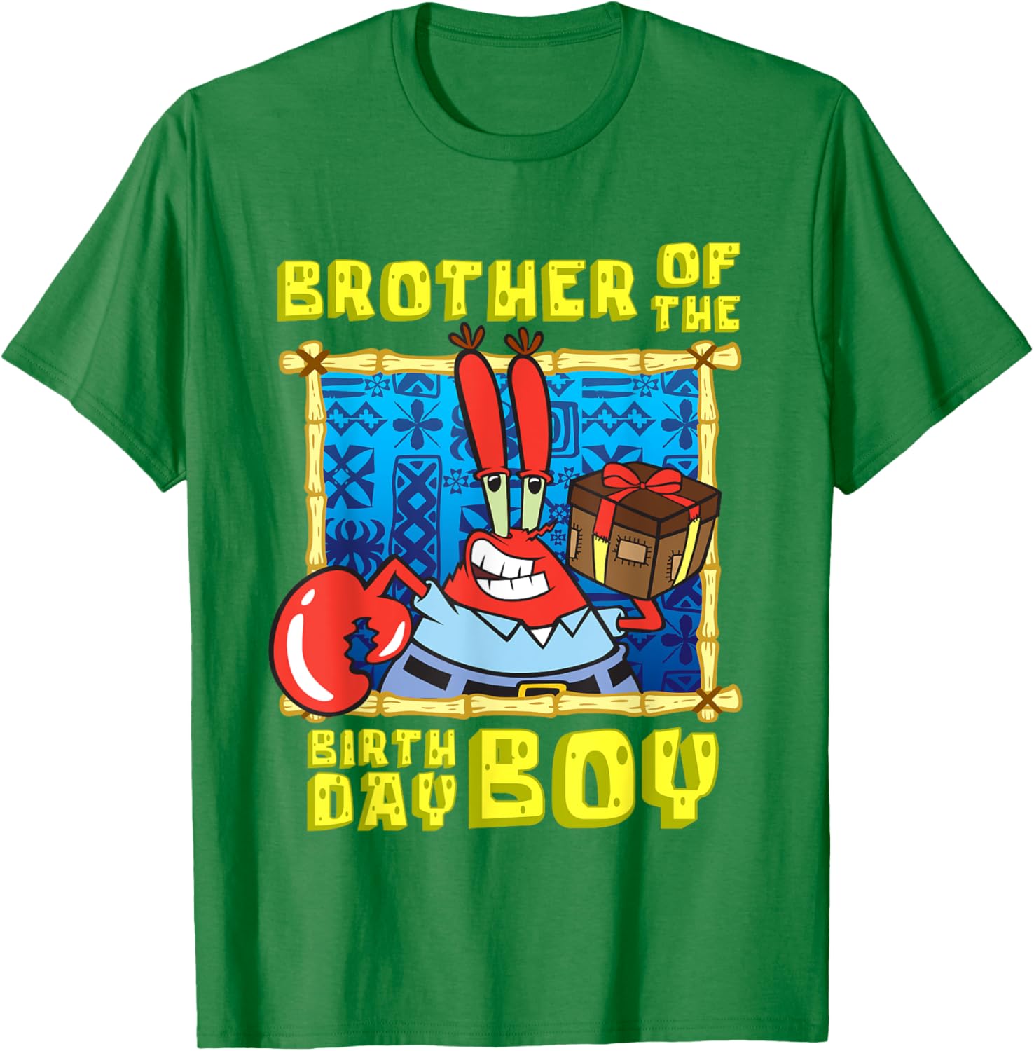 Mademark SpongeBob Mr. Krabs Brother Birthday T-Shirt for Boys - 11