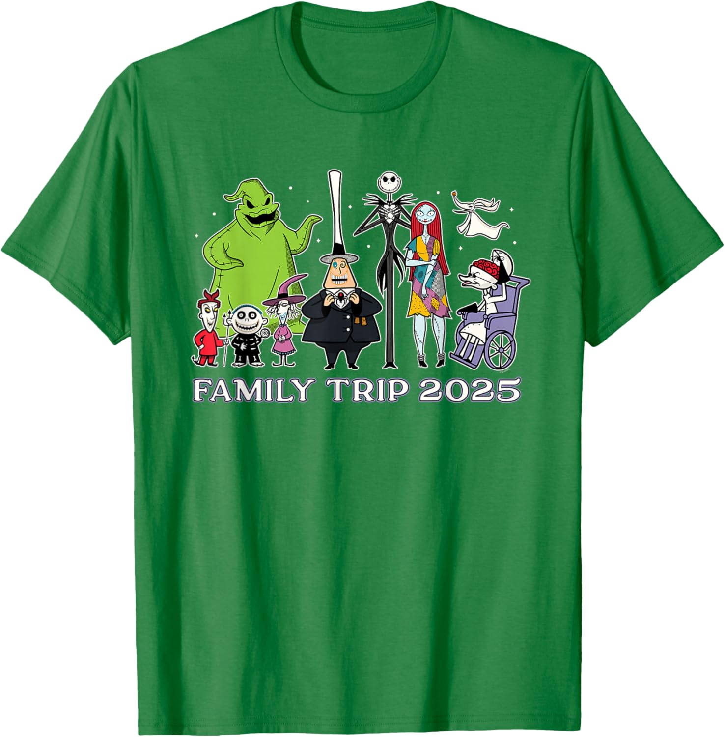 Disney The Nightmare Before Christmas Family Trip T-Shirt 2025 Fun Design - 10