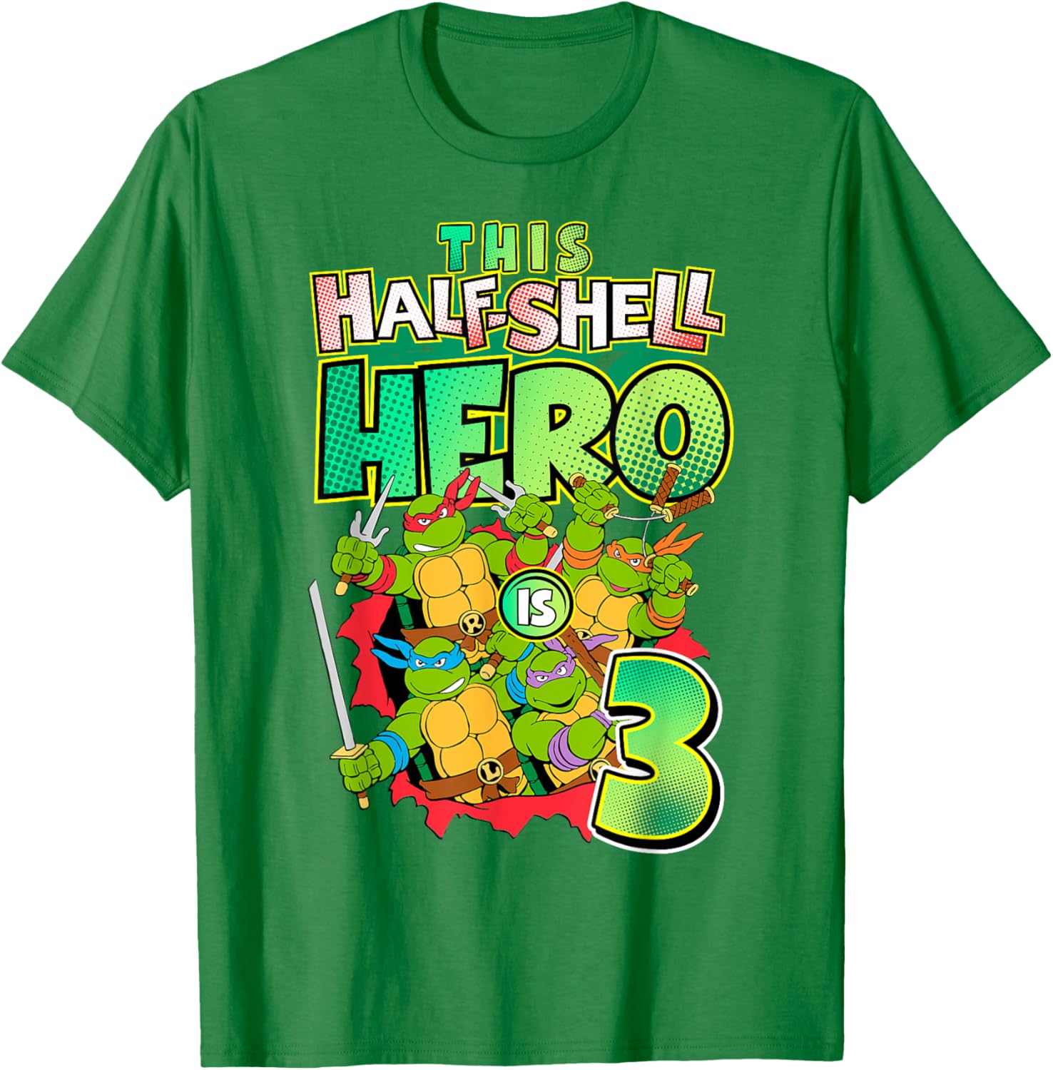 Mademark Teenage Mutant Ninja Turtles This Half Shell Hero T-Shirt - 14