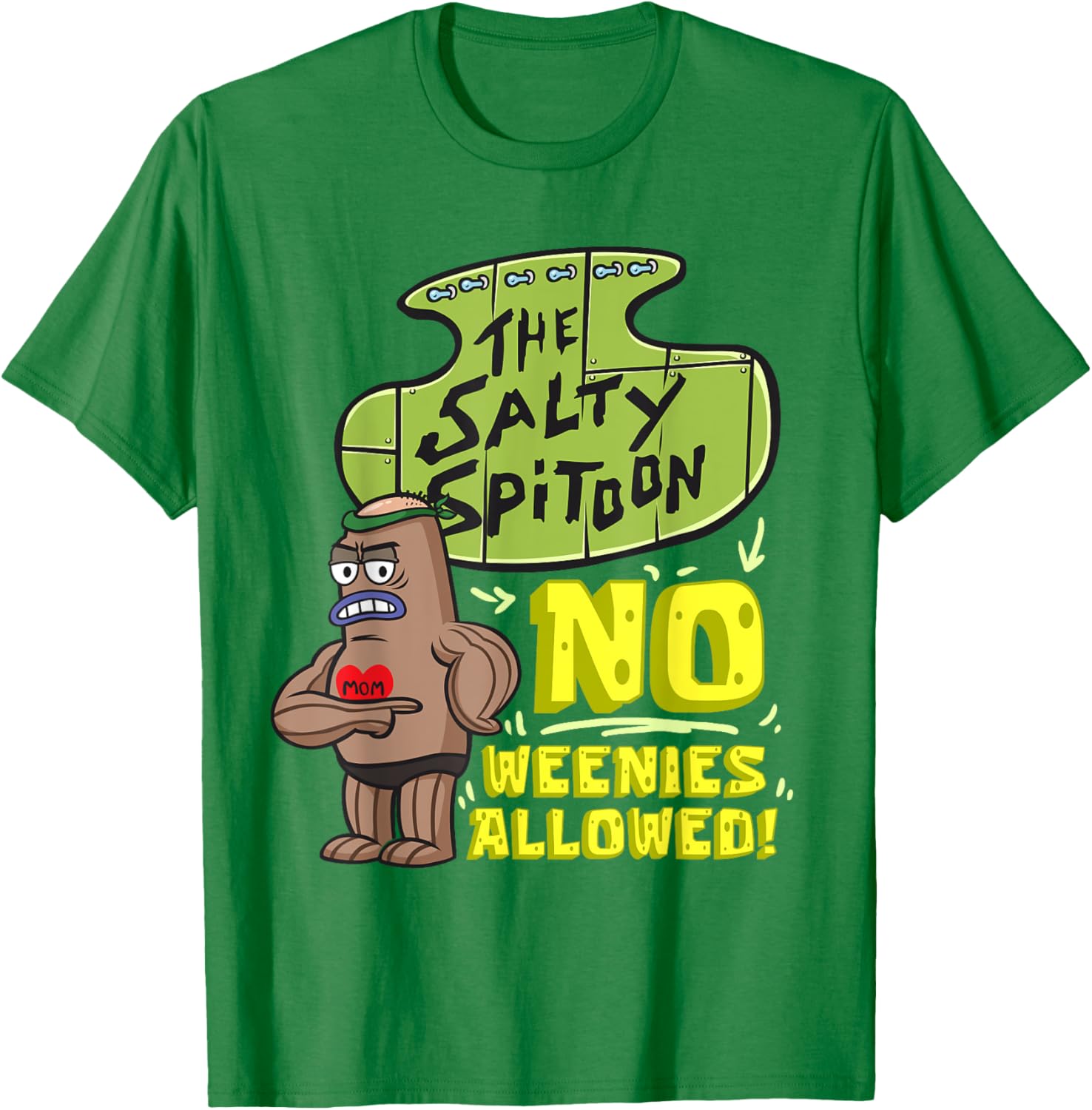 Mademark SpongeBob Salty Spitoon Bodybuilder T-Shirt for Gym Lovers - 10