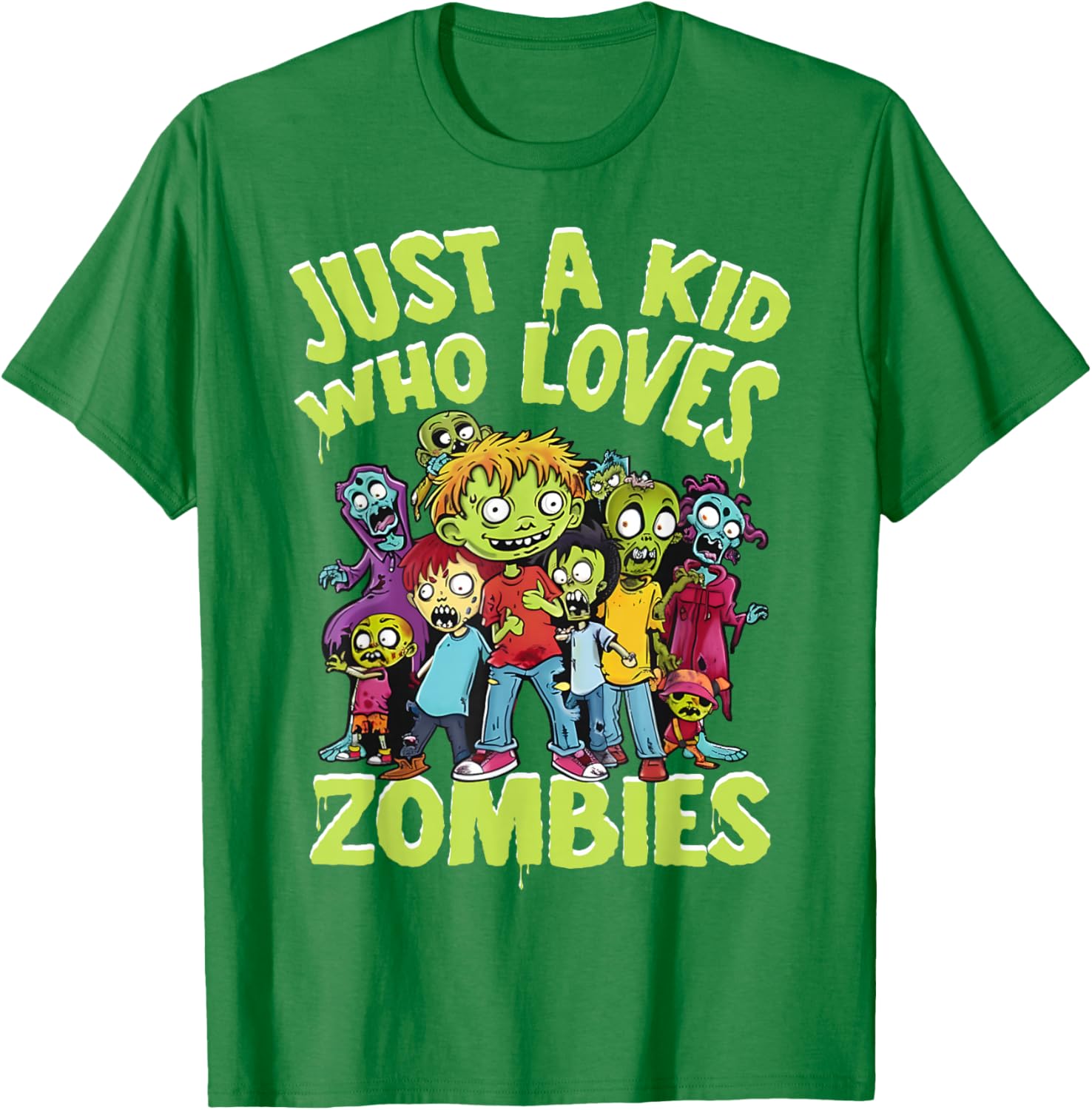 Funny Zombie Love Kids T-Shirt Perfect for Halloween Fun - 3