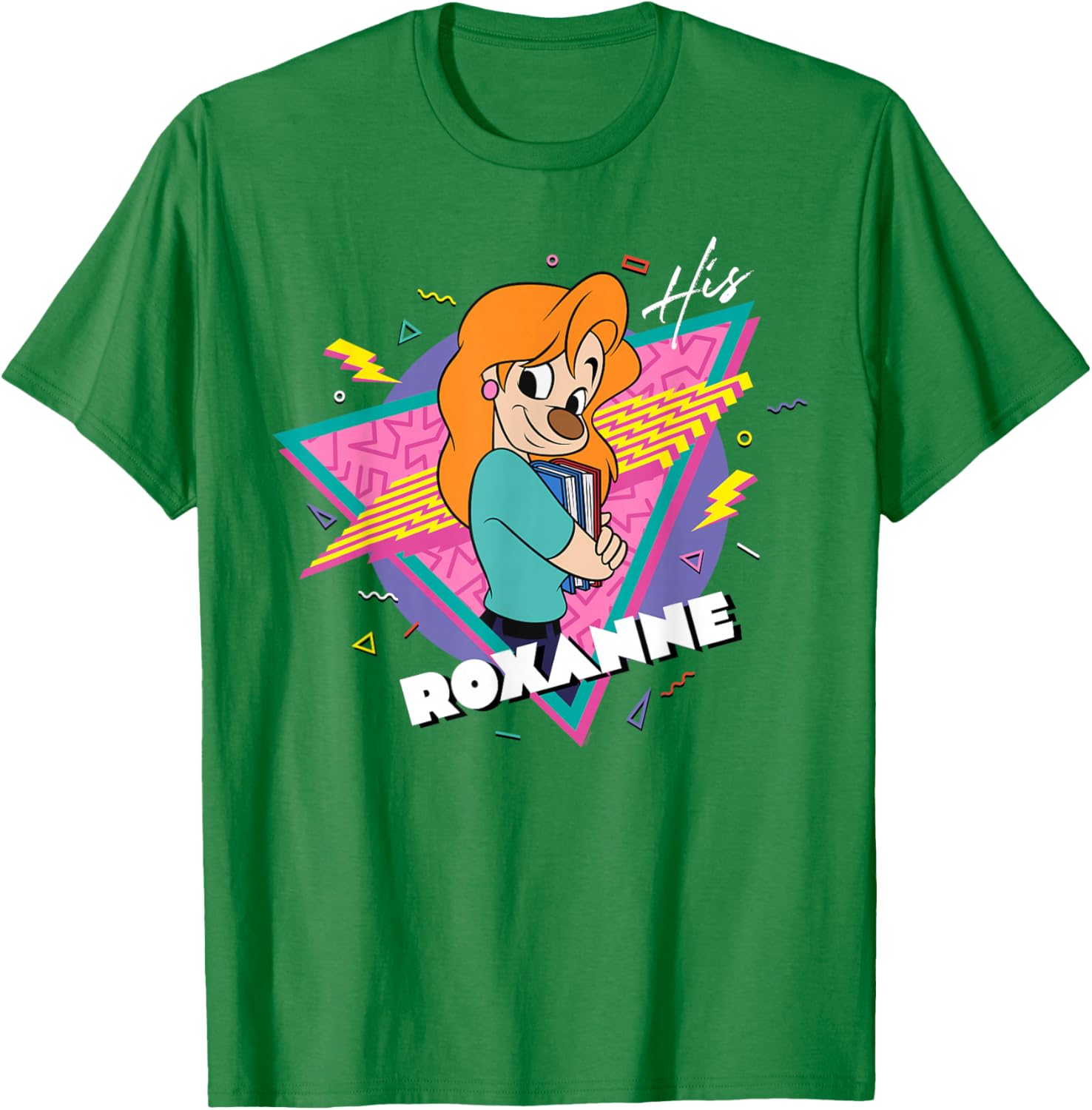 Disney A Goofy Movie Retro 90s Couples Matching His Roxanne T-Shirt - 10