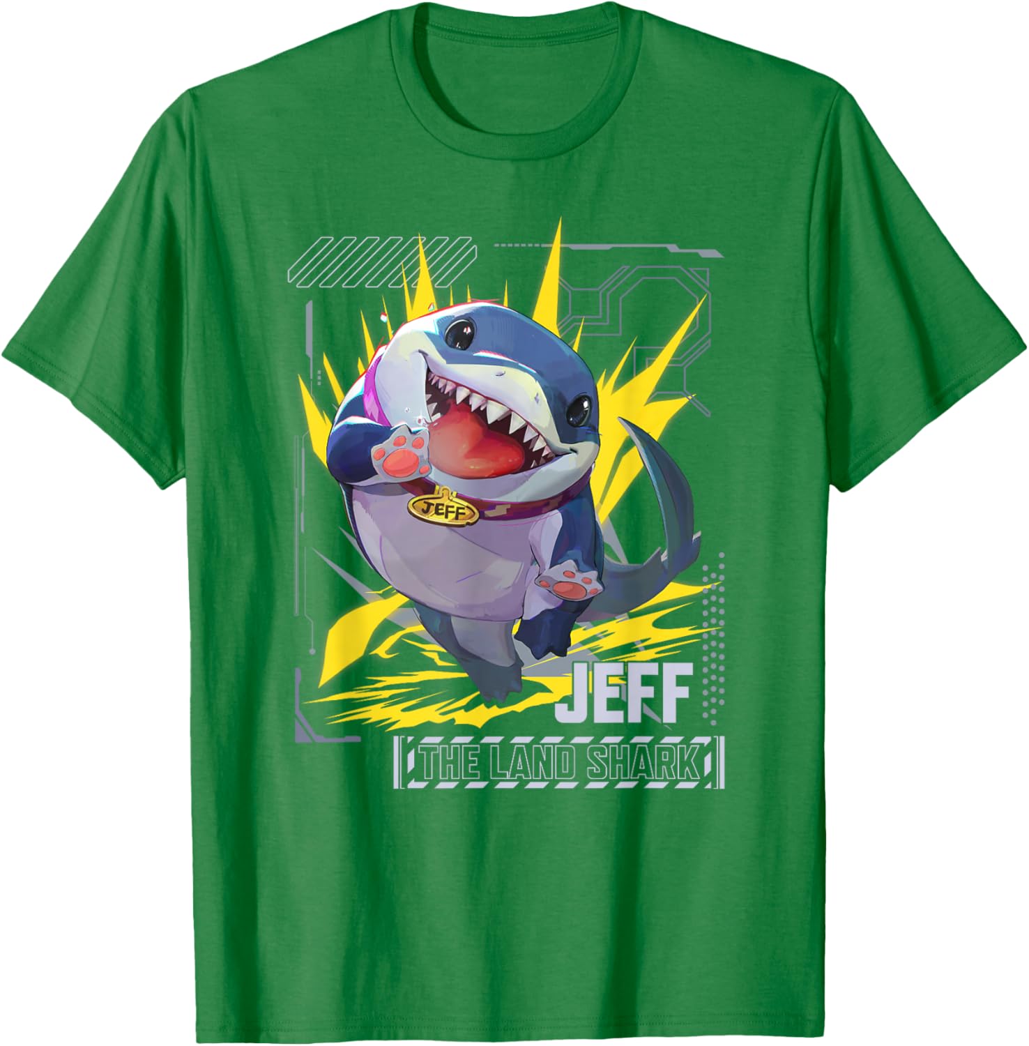 Marvel Rivals Jeff the Land Shark T-Shirt for Superhero Gamers - 7