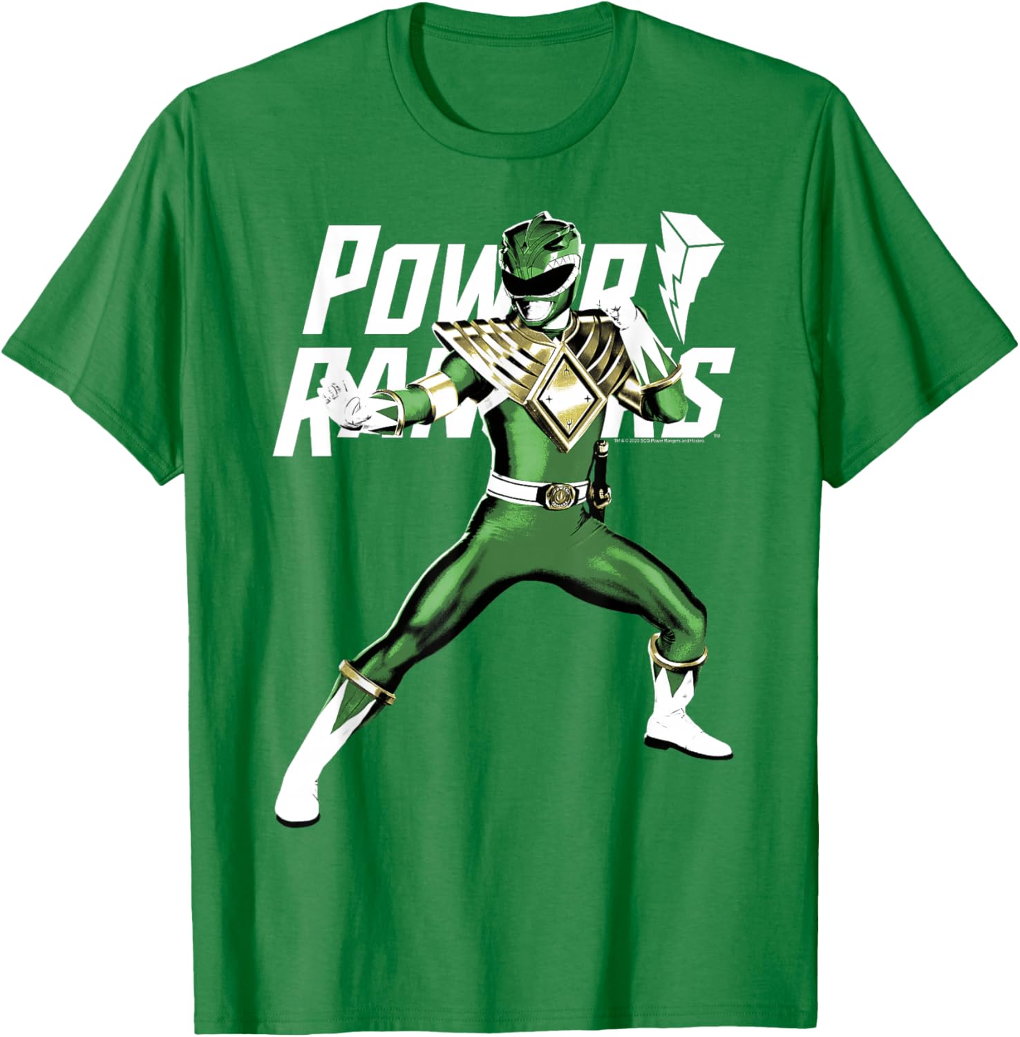 Power Rangers Green Ranger Karate Action Pose T-Shirt for Fans - 3