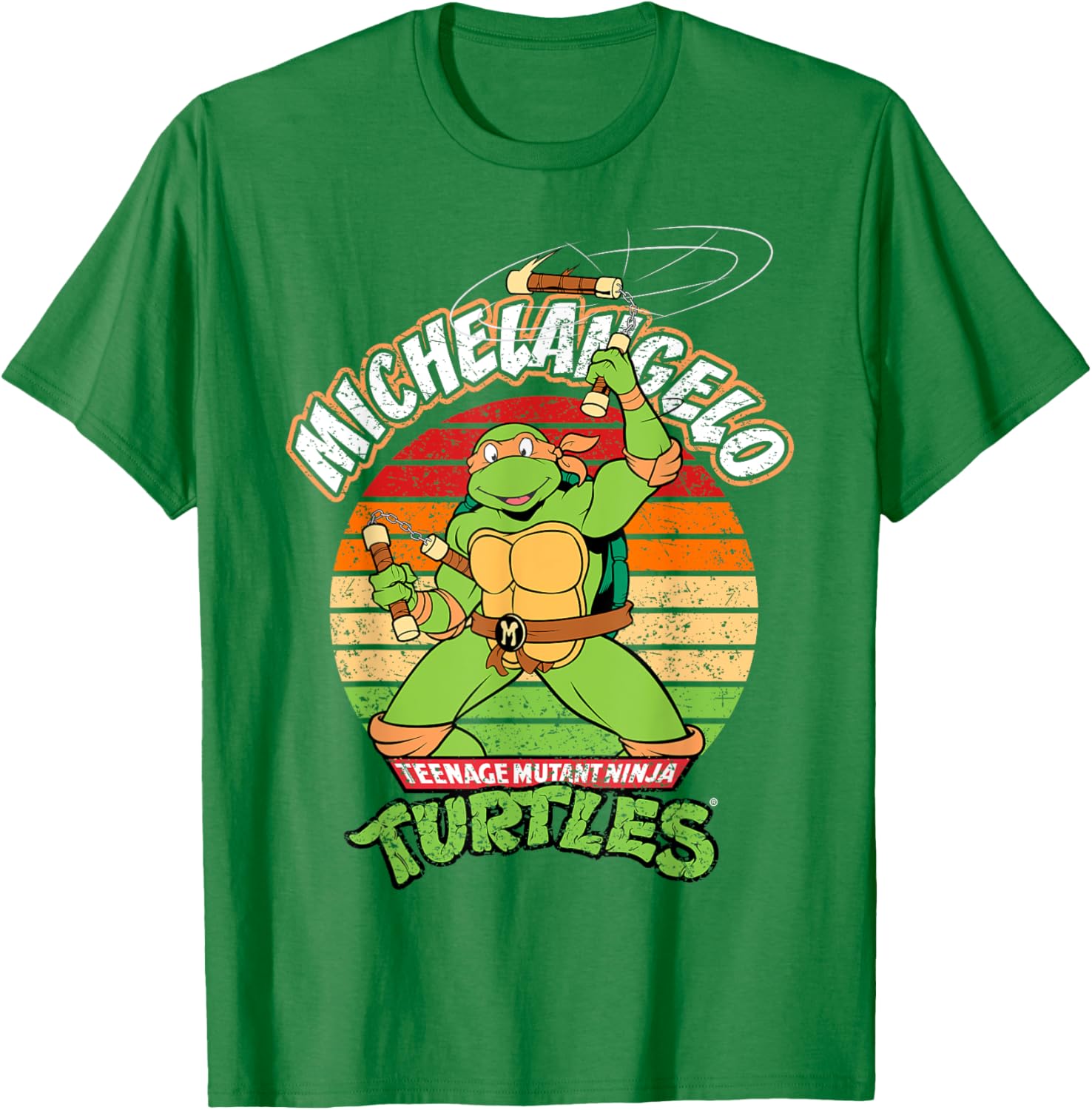Mademark TMNT Michelangelo Ready For Action T-Shirt for Kids and Adults - 16