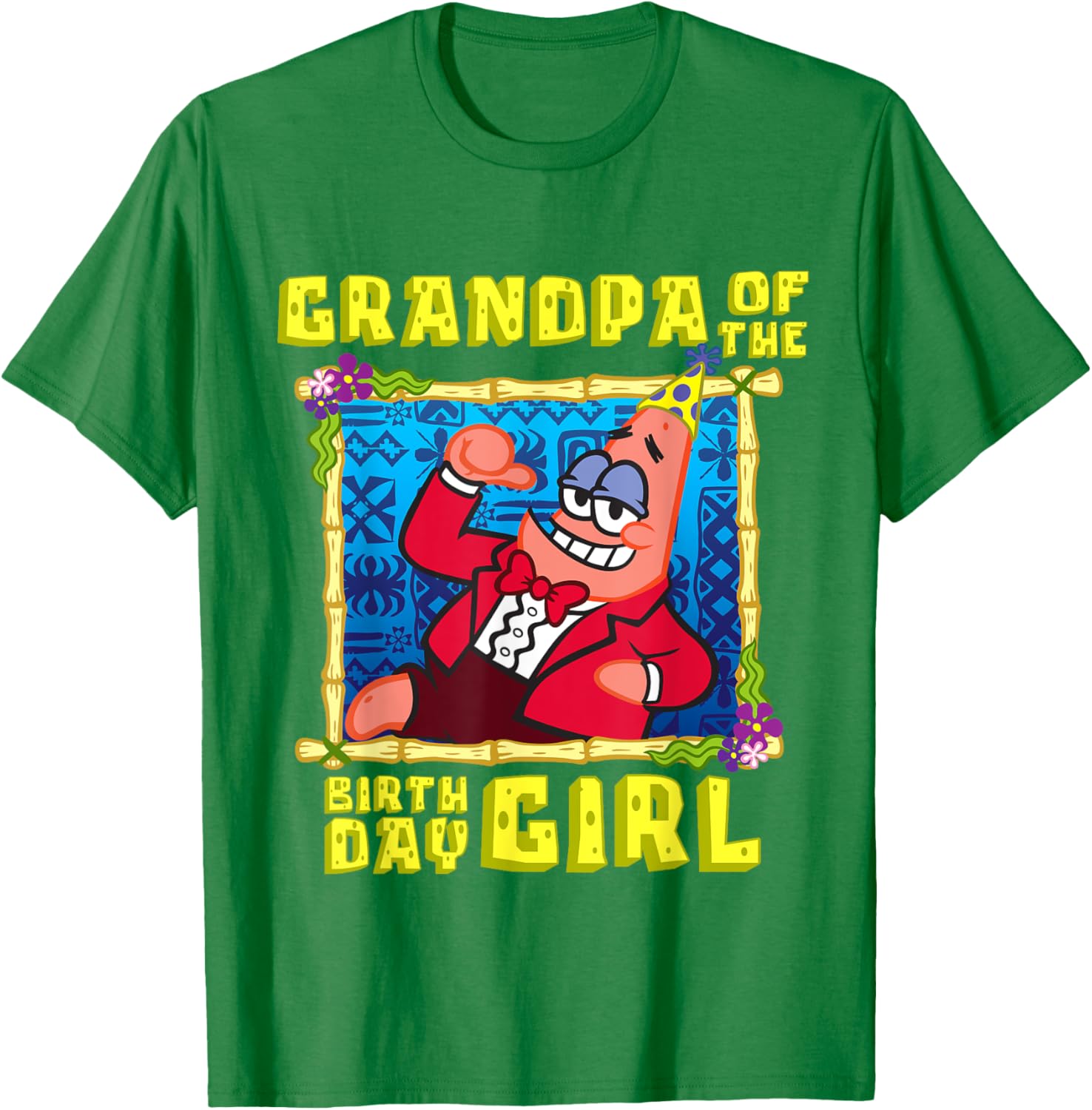 Mademark SpongeBob SquarePants Grandpa Pop T-Shirt for Birthday Girls - 9