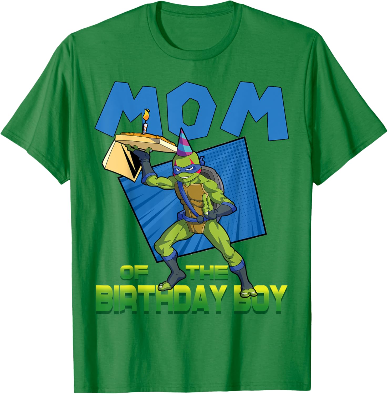 Mademark TMNT Leo Mommy of the Birthday Boy Pizza Party T-Shirt - 21