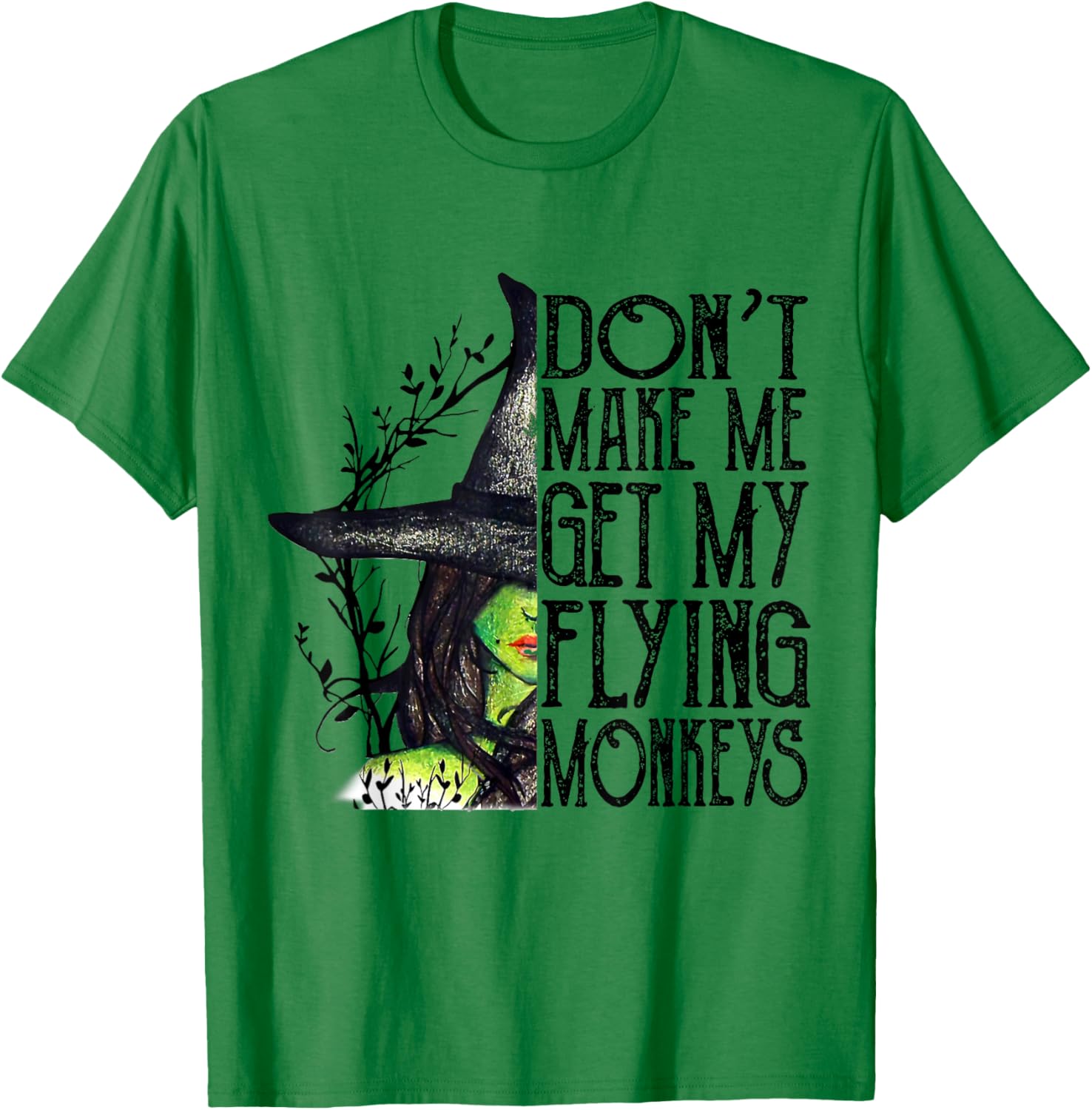 Funny Witch Halloween T-Shirt Get My Flying Monkeys Gift for Her - 2