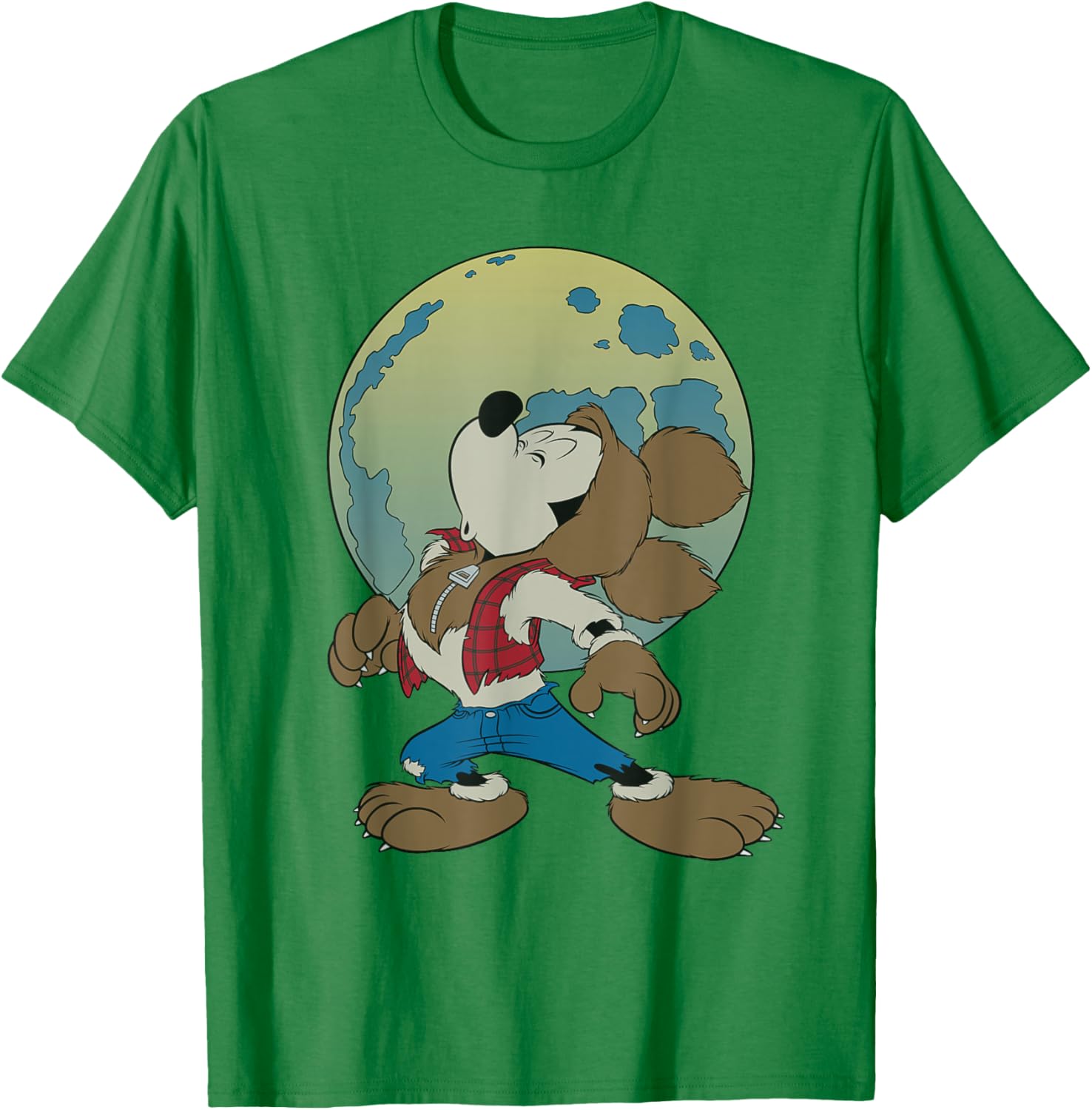 Mickey Mouse Werewolf Halloween Costume T-Shirt for Fun Celebrations - 4