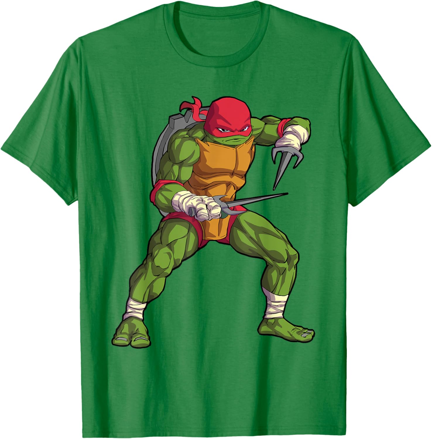 Mademark Raphael Tonfas Fighting Stance T-Shirt for TMNT Fans - 4