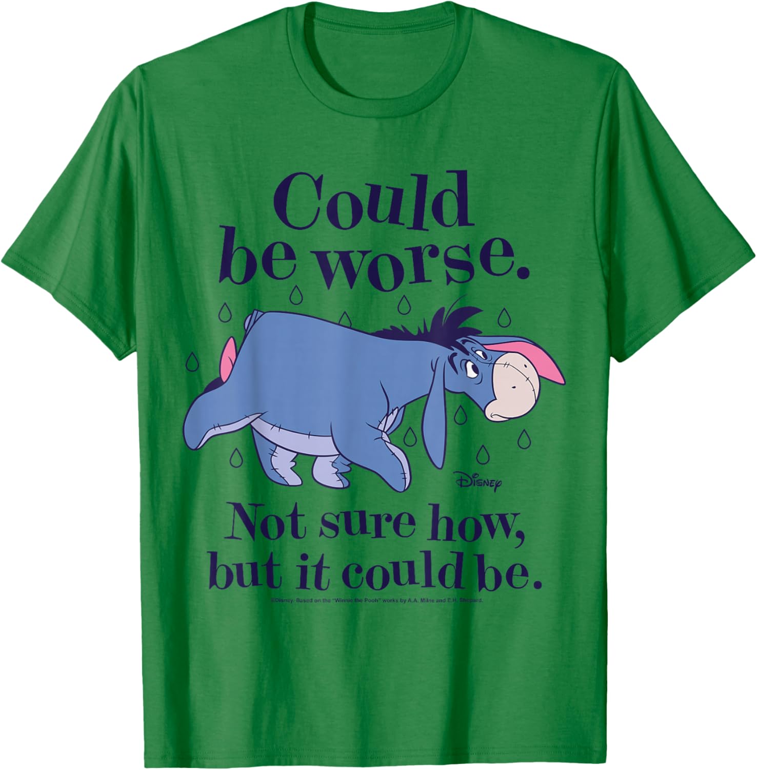 Winnie The Pooh Eeyore Could Be Worse T-Shirt for Fans and Friends - 4