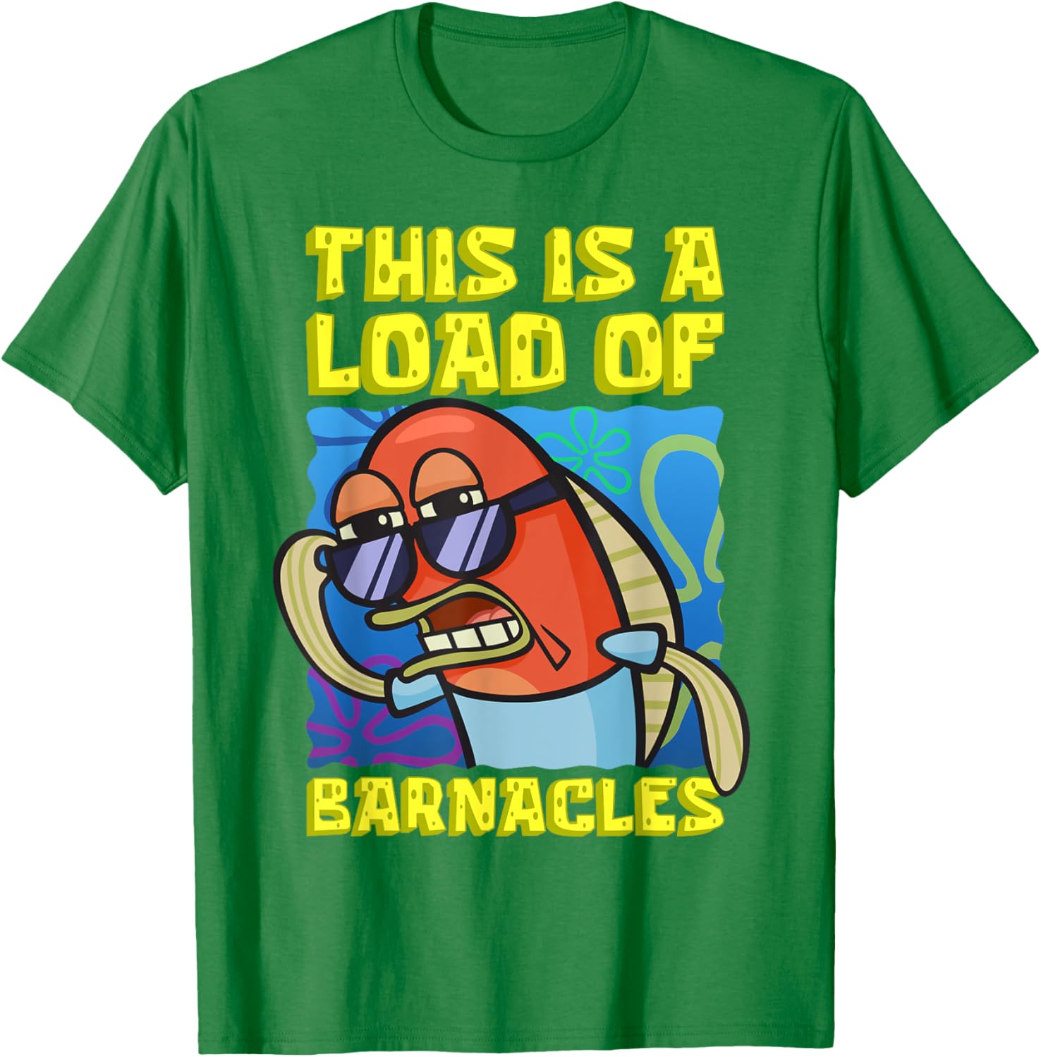 Funny SpongeBob Barnacles T-Shirt - Mademark x SpongeBob Apparel - 14