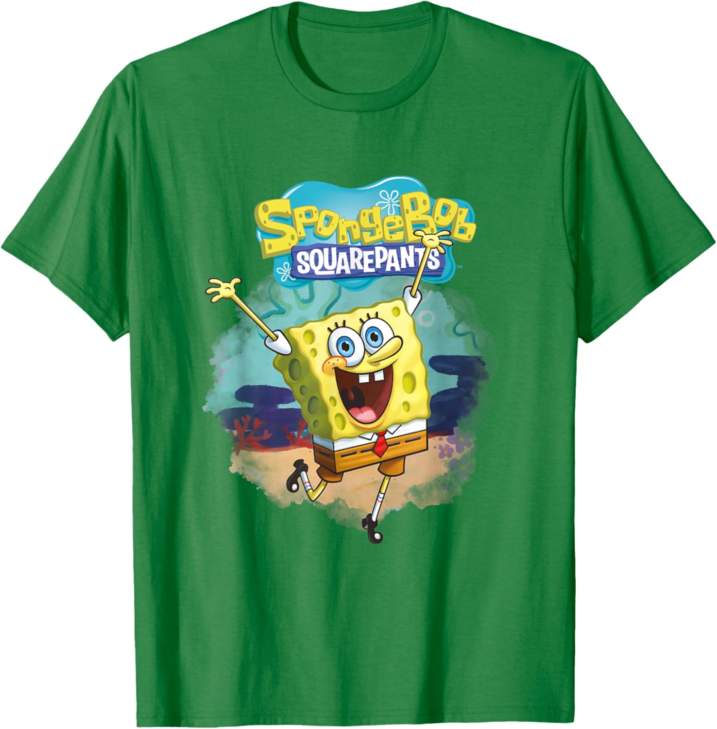 Mademark SpongeBob SquarePants Dancing in the Ocean T-Shirt for Kids - 8