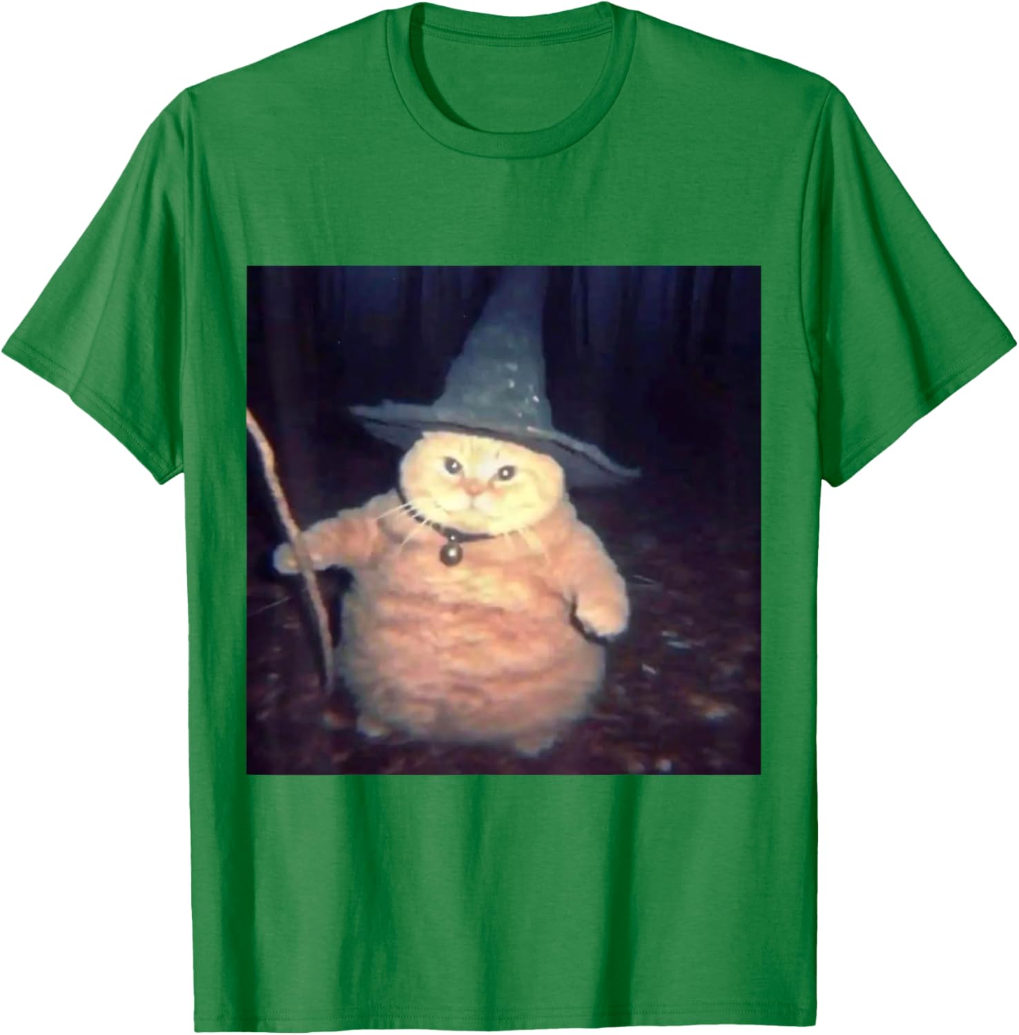 Funny Wizard Cat Halloween T-Shirt for Cat Lovers and Meme Fans - 24