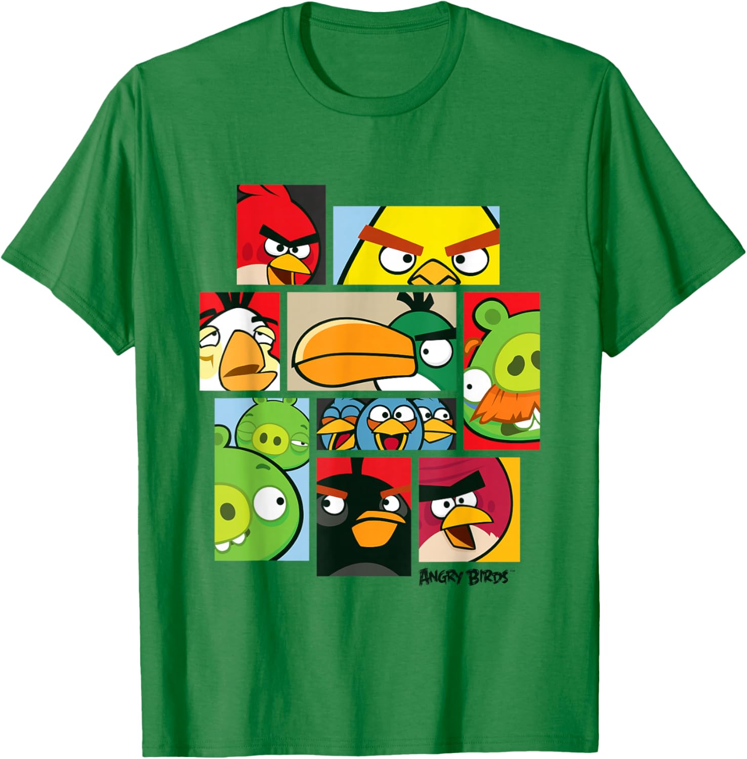 Angry Birds Collage T-Shirt Official Merchandise for Fun Fashion Lovers - 17